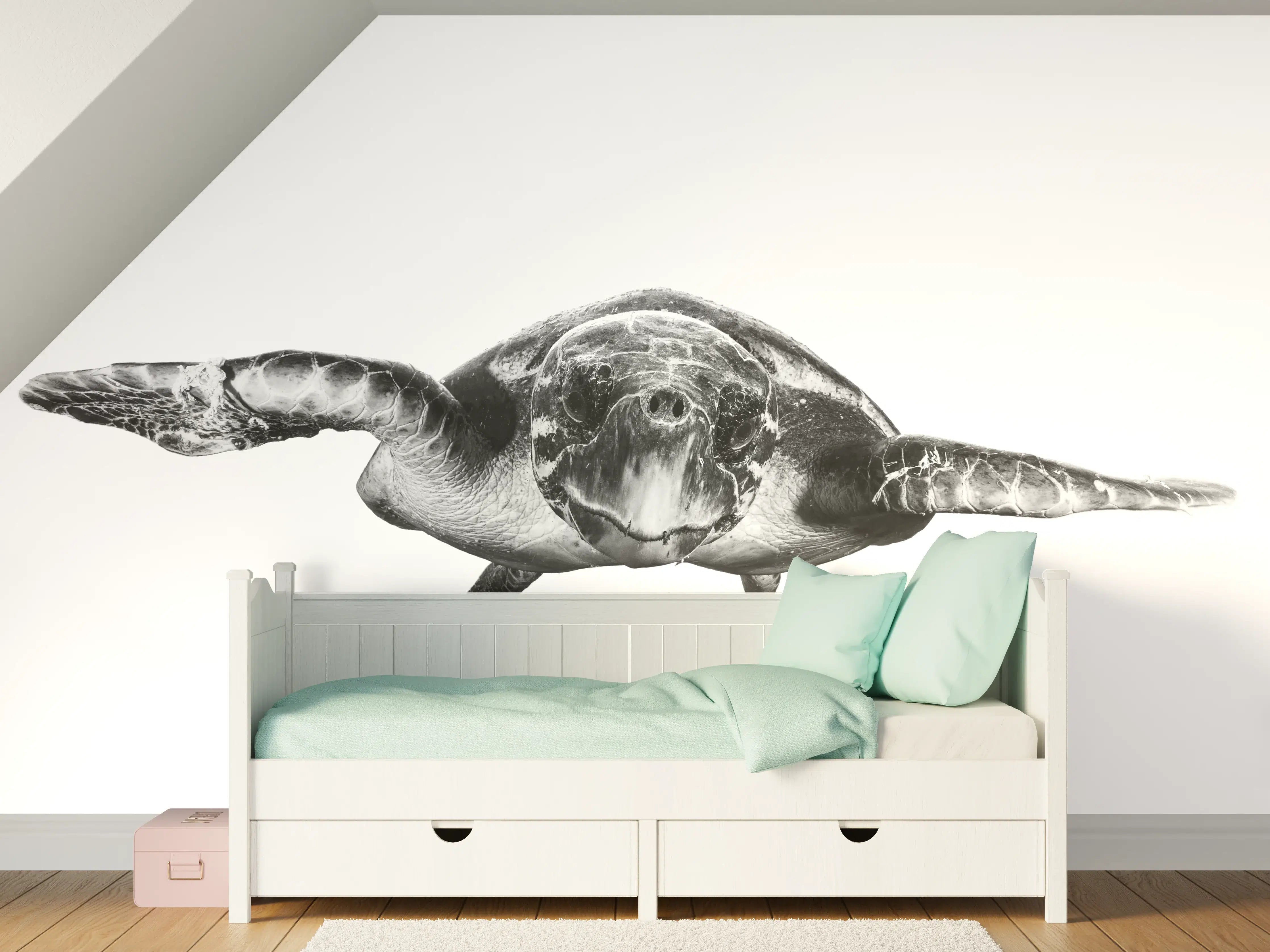 Kinderzimmer Wandgestaltung - Schildkröte