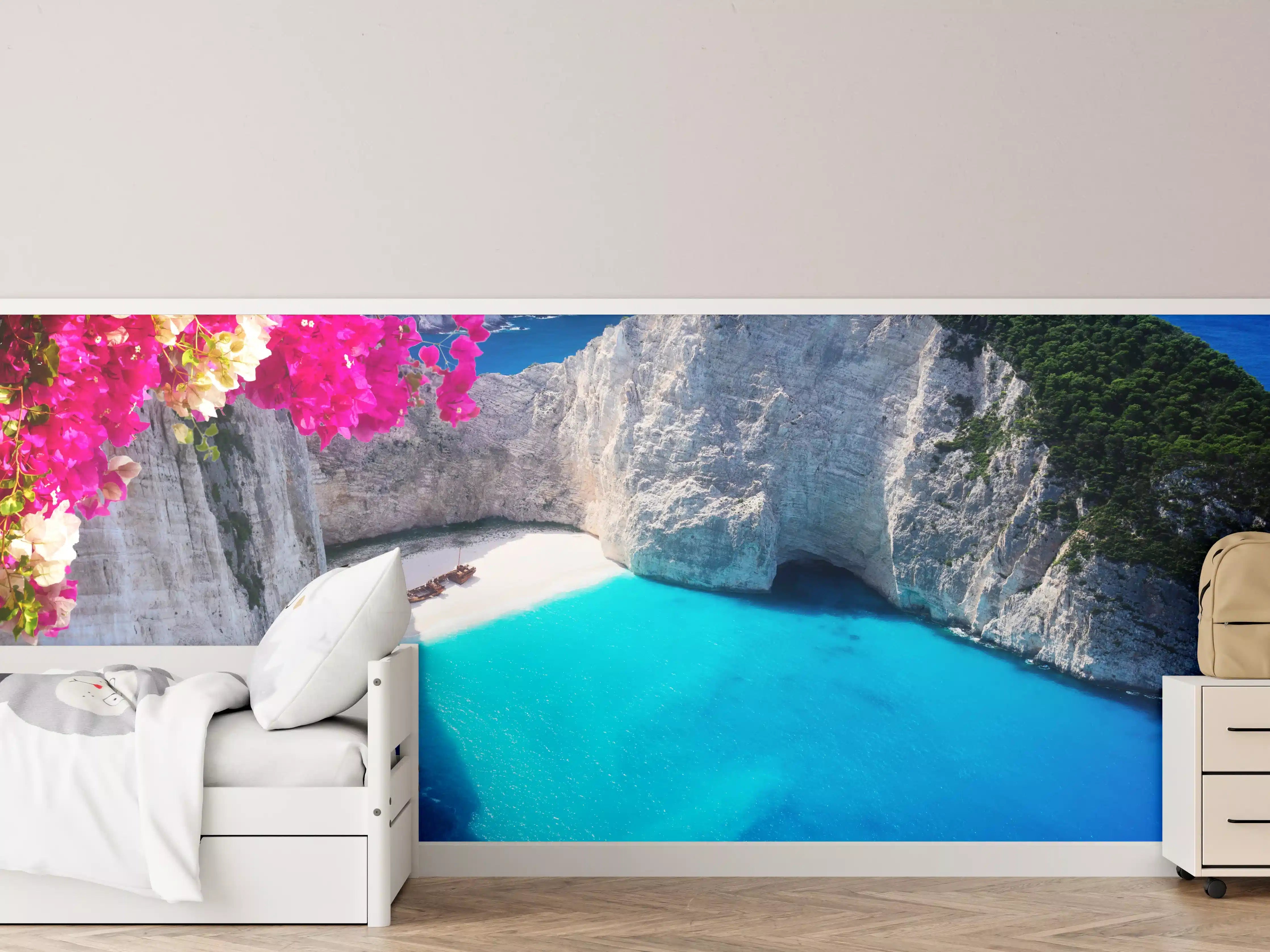 Kinderzimmer Wandgestaltung - Schöne Landschaft der Insel Zakinthos