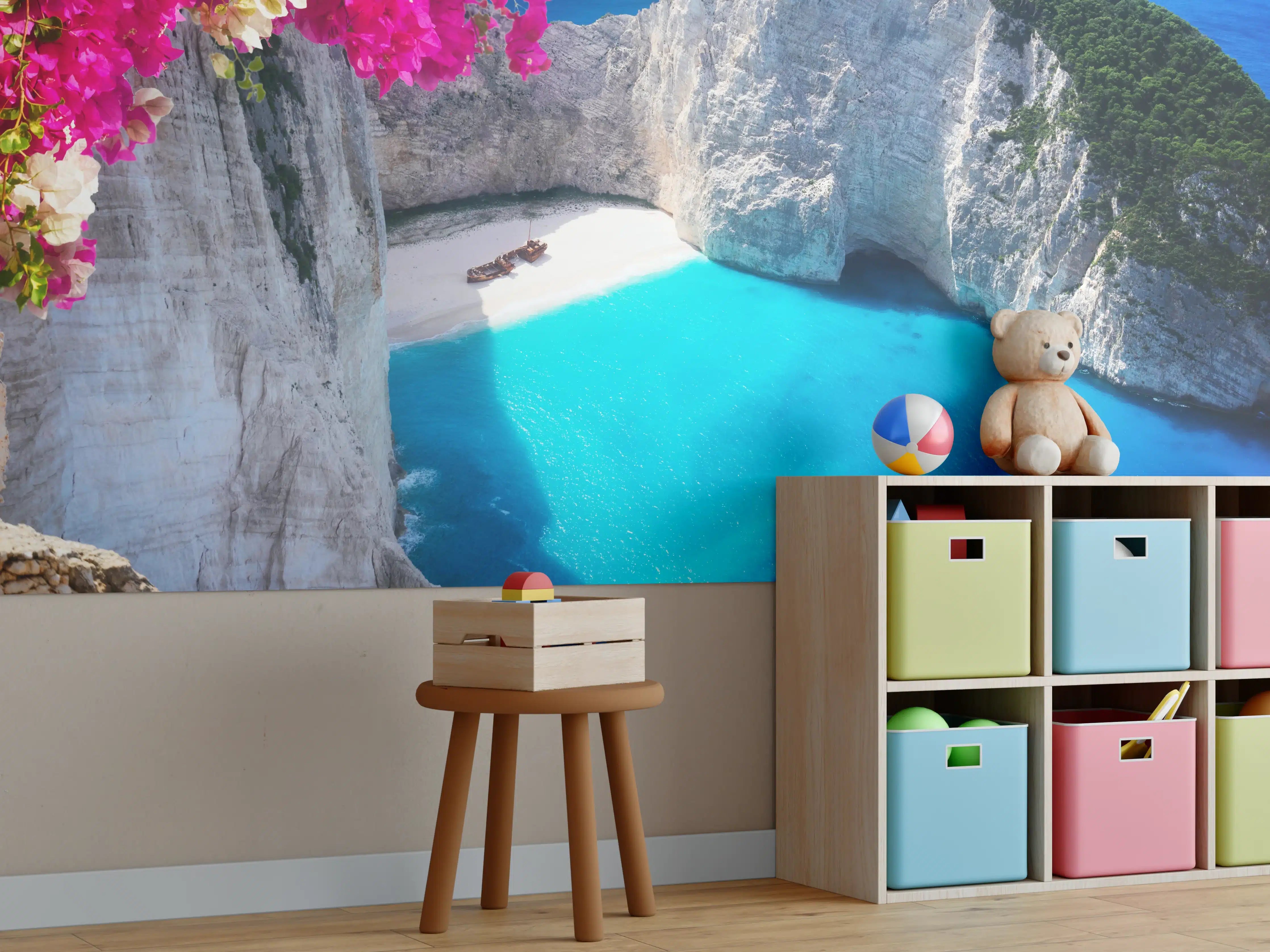 Kinderzimmer Wandgestaltung - Schöne Landschaft der Insel Zakinthos