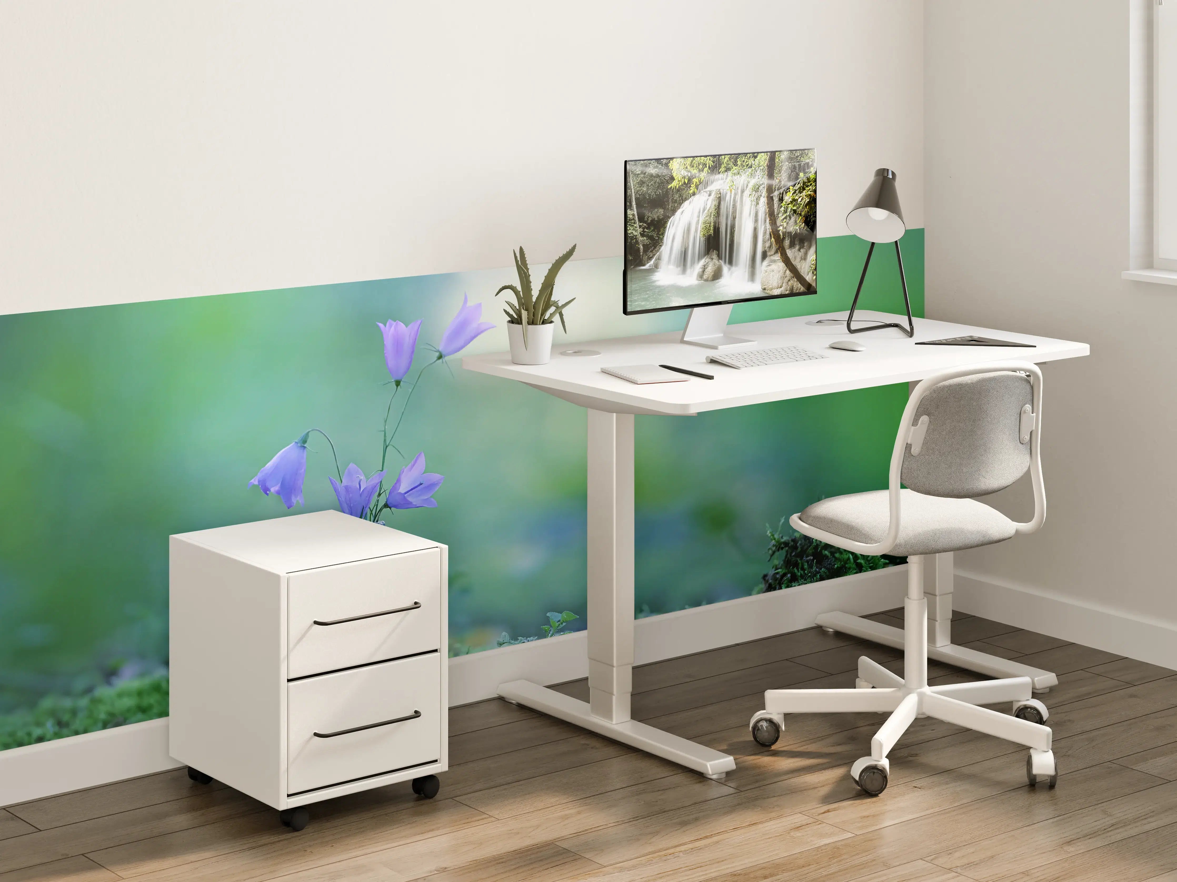 Kinderzimmer Wandgestaltung - Schöne campanula Blumen