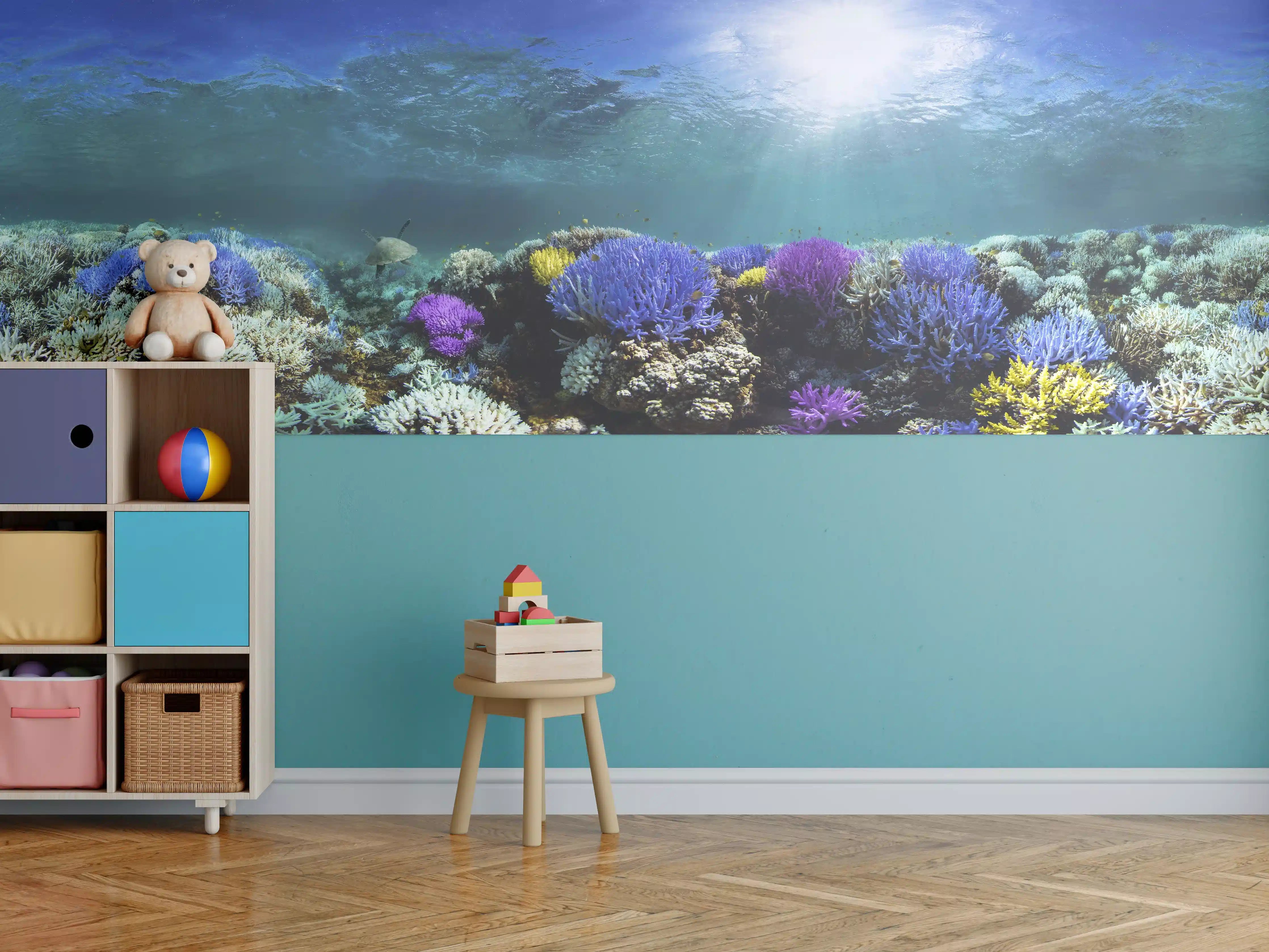 Kinderzimmer Wandgestaltung - Schönes Korallenriff