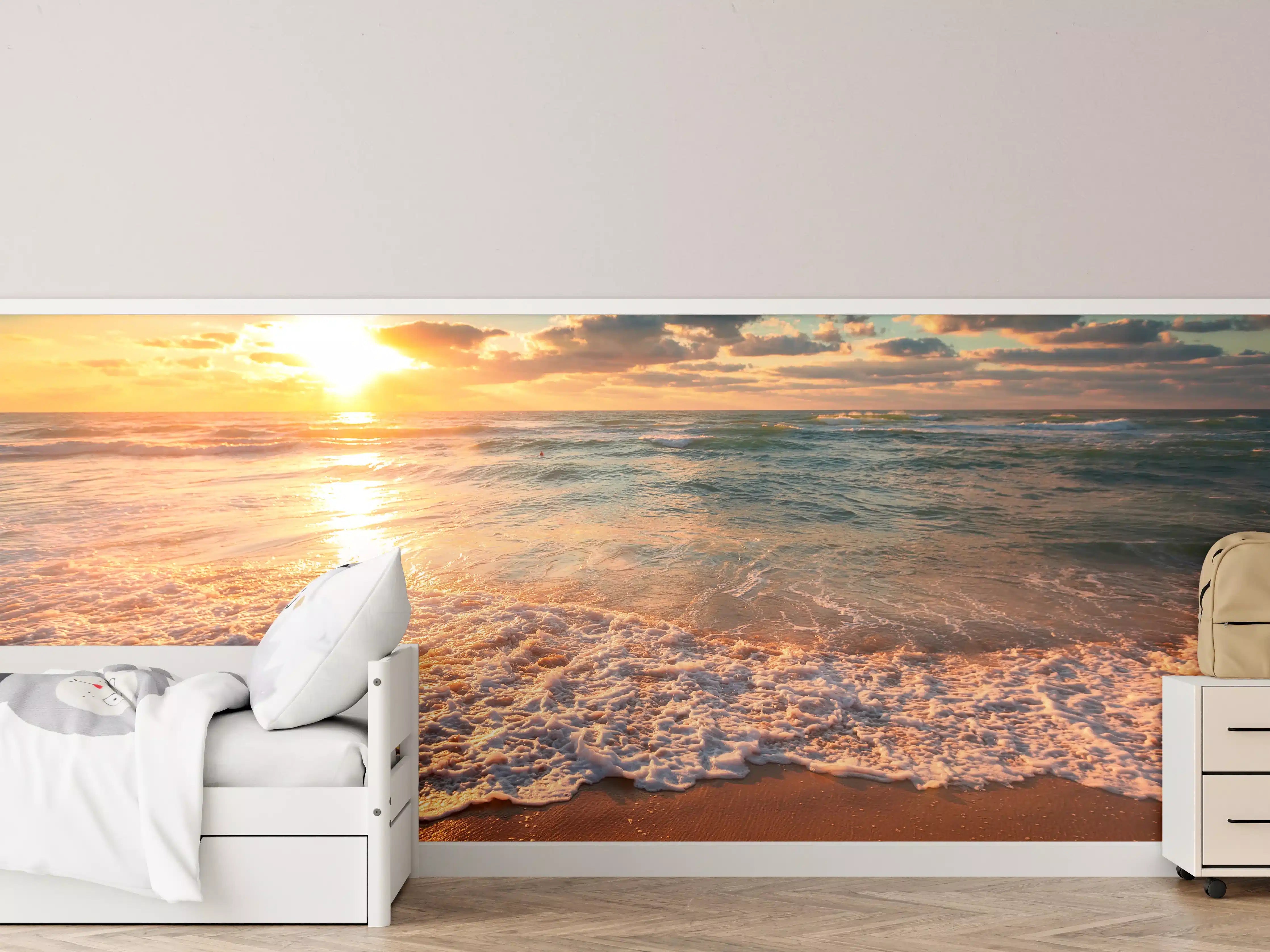 Kinderzimmer Wandgestaltung - Schönes Sonnenlicht am Strand