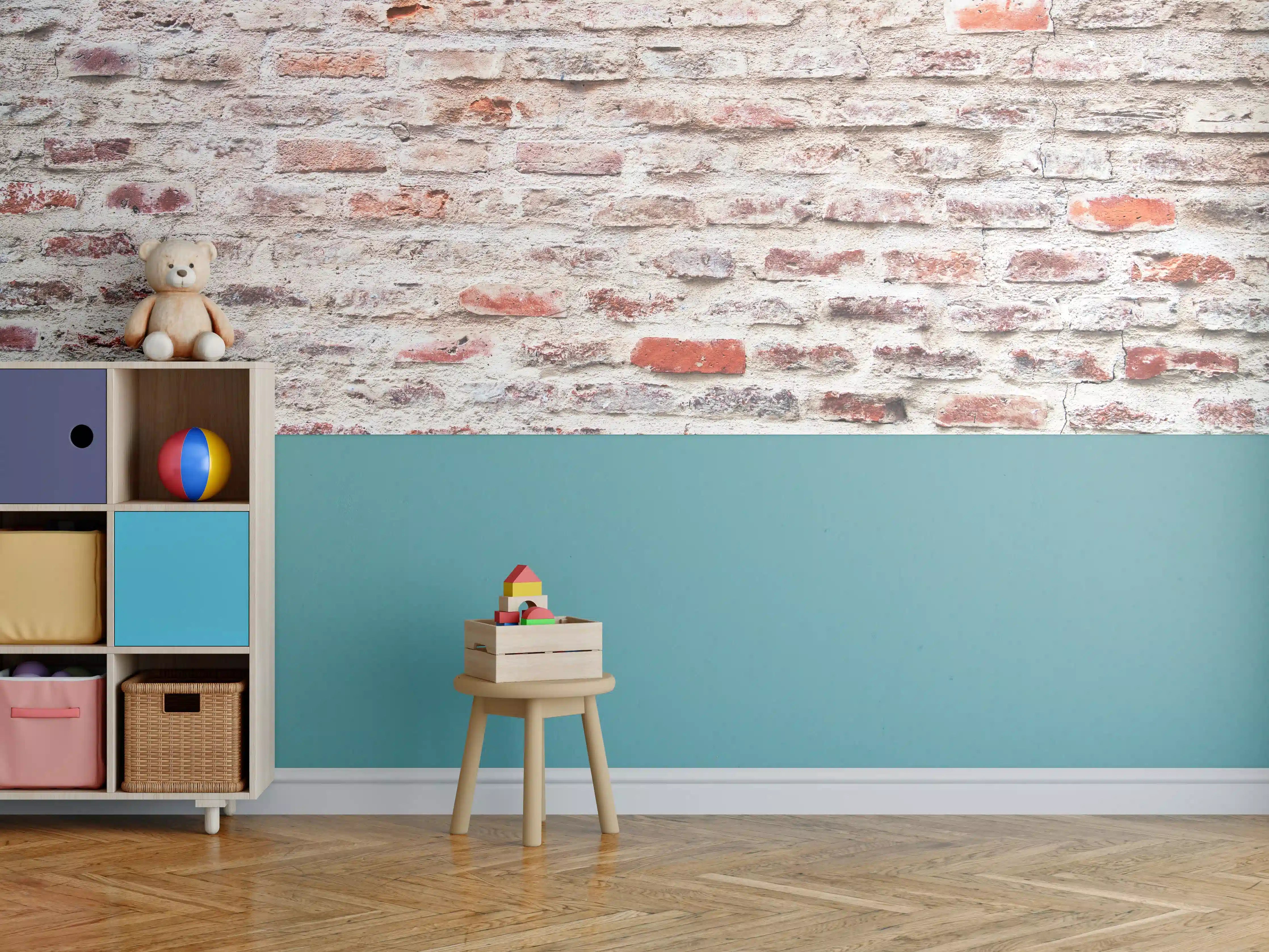 Kinderzimmer Wandgestaltung - Sehr alte kaputte Steinmauer