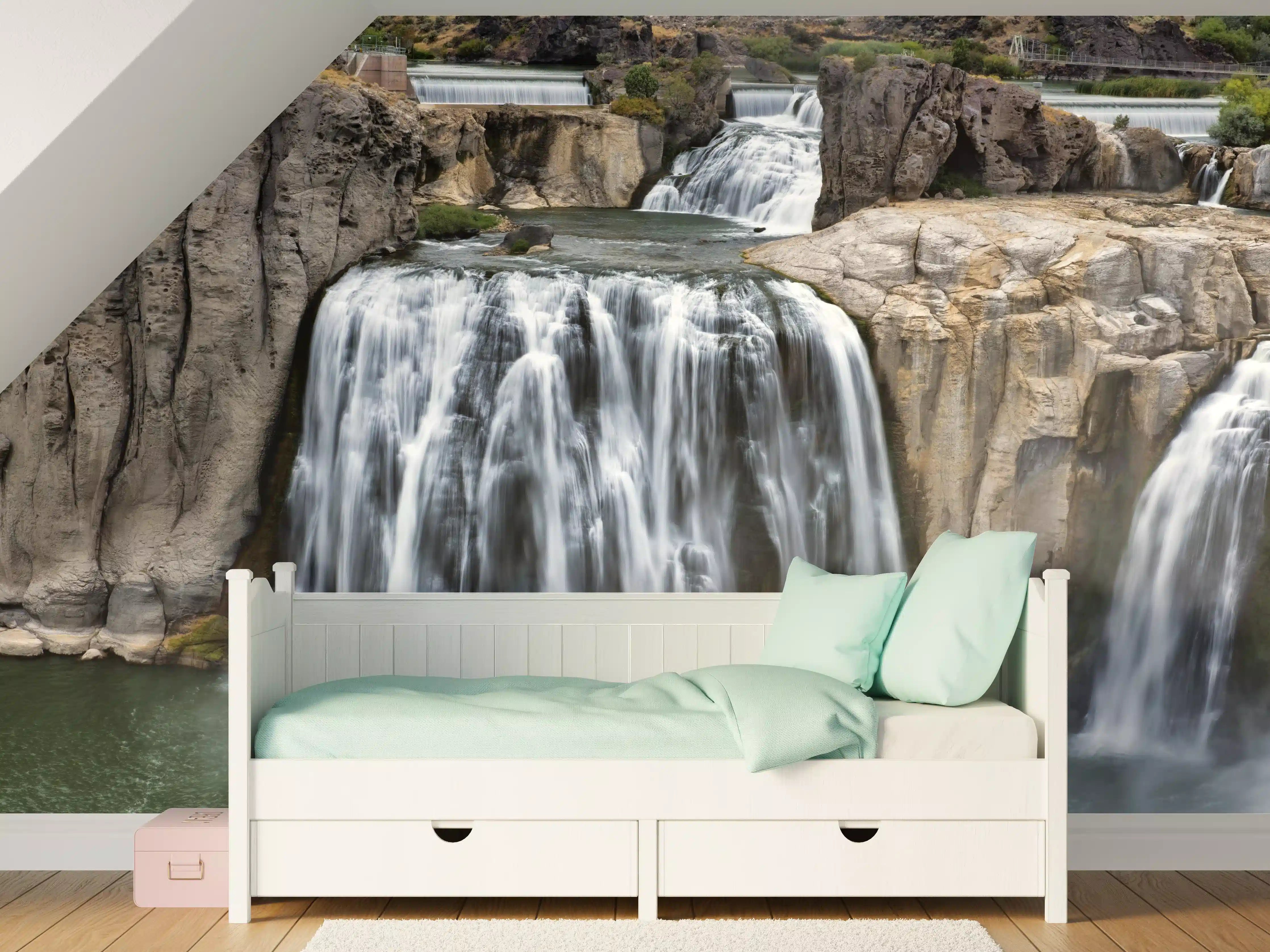 Kinderzimmer Wandgestaltung - Shoshone Wasserfall