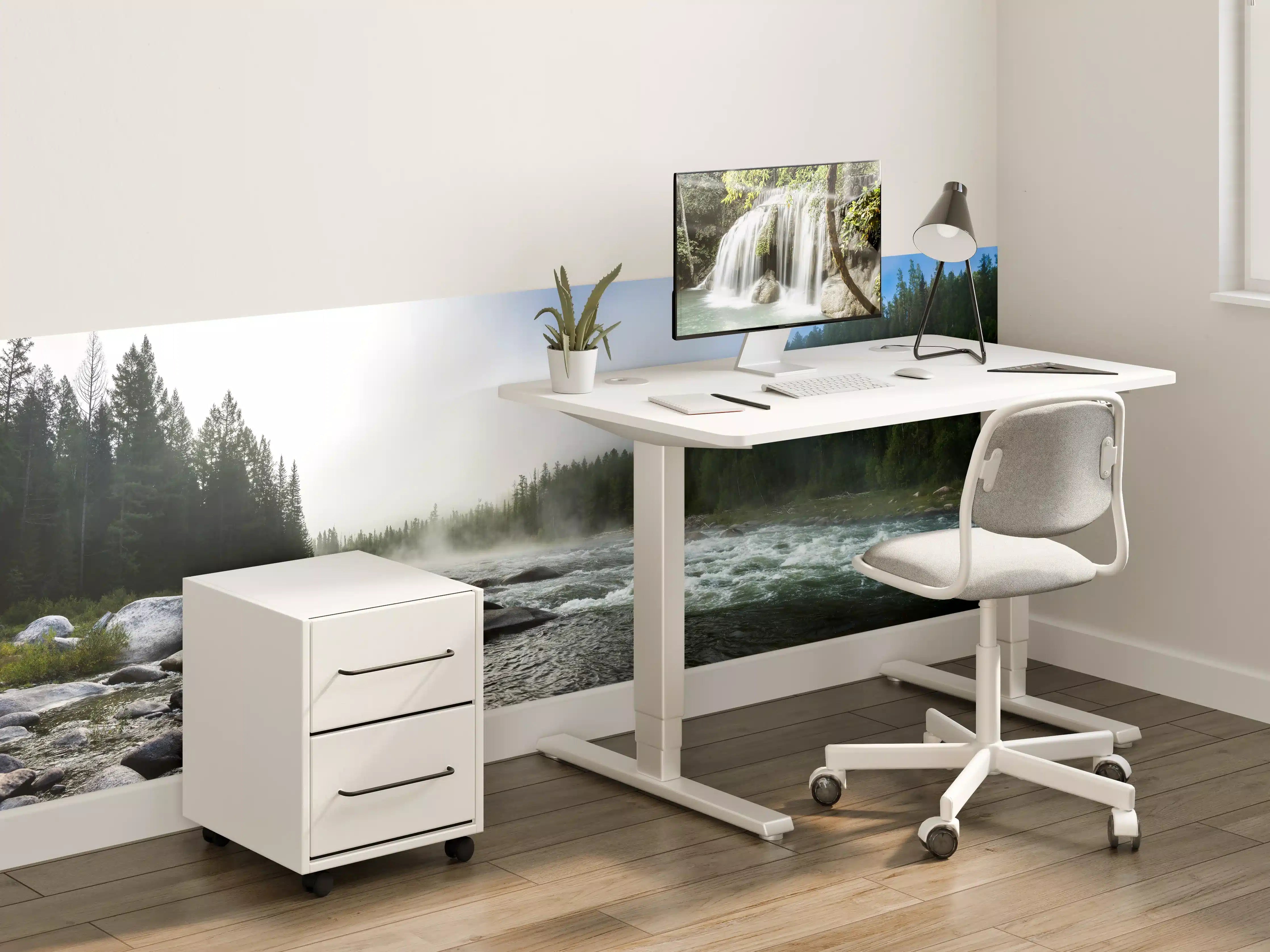 Kinderzimmer Wandgestaltung - Sibirischer Fluss Balyiktyig