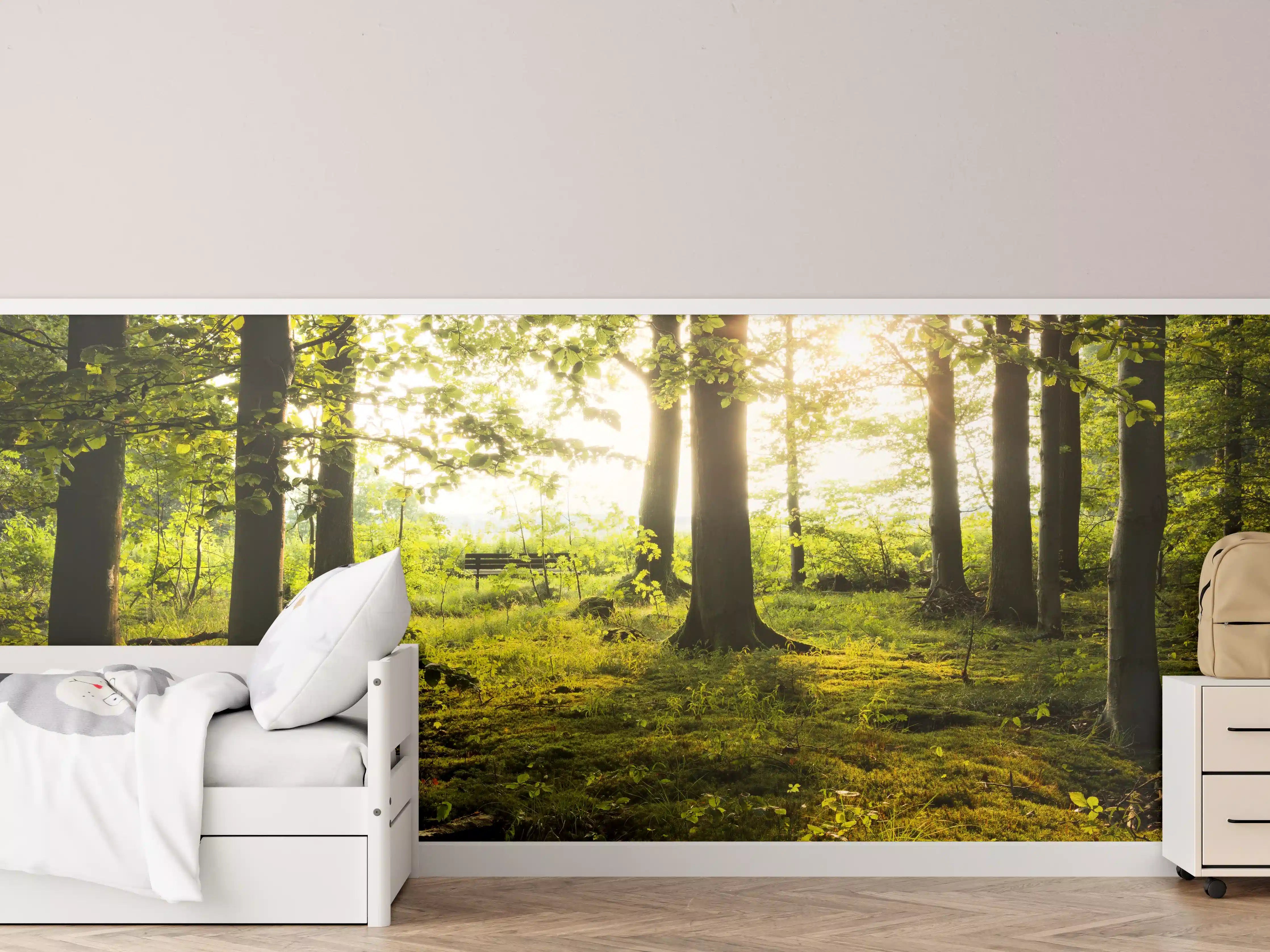 Kinderzimmer Wandgestaltung - Sommer Wald