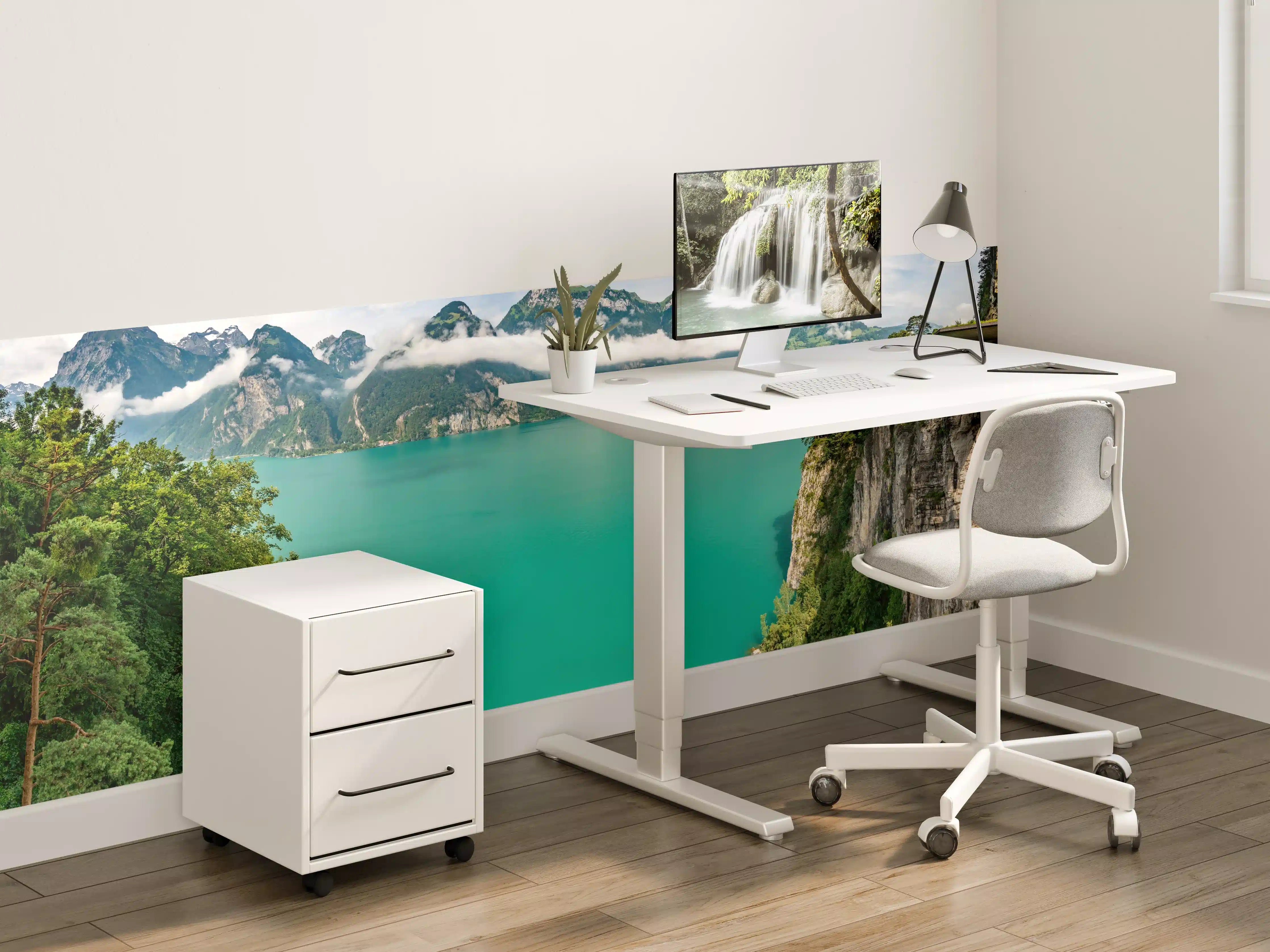 Kinderzimmer Wandgestaltung - Sommeralpen im Blick- Schweiz