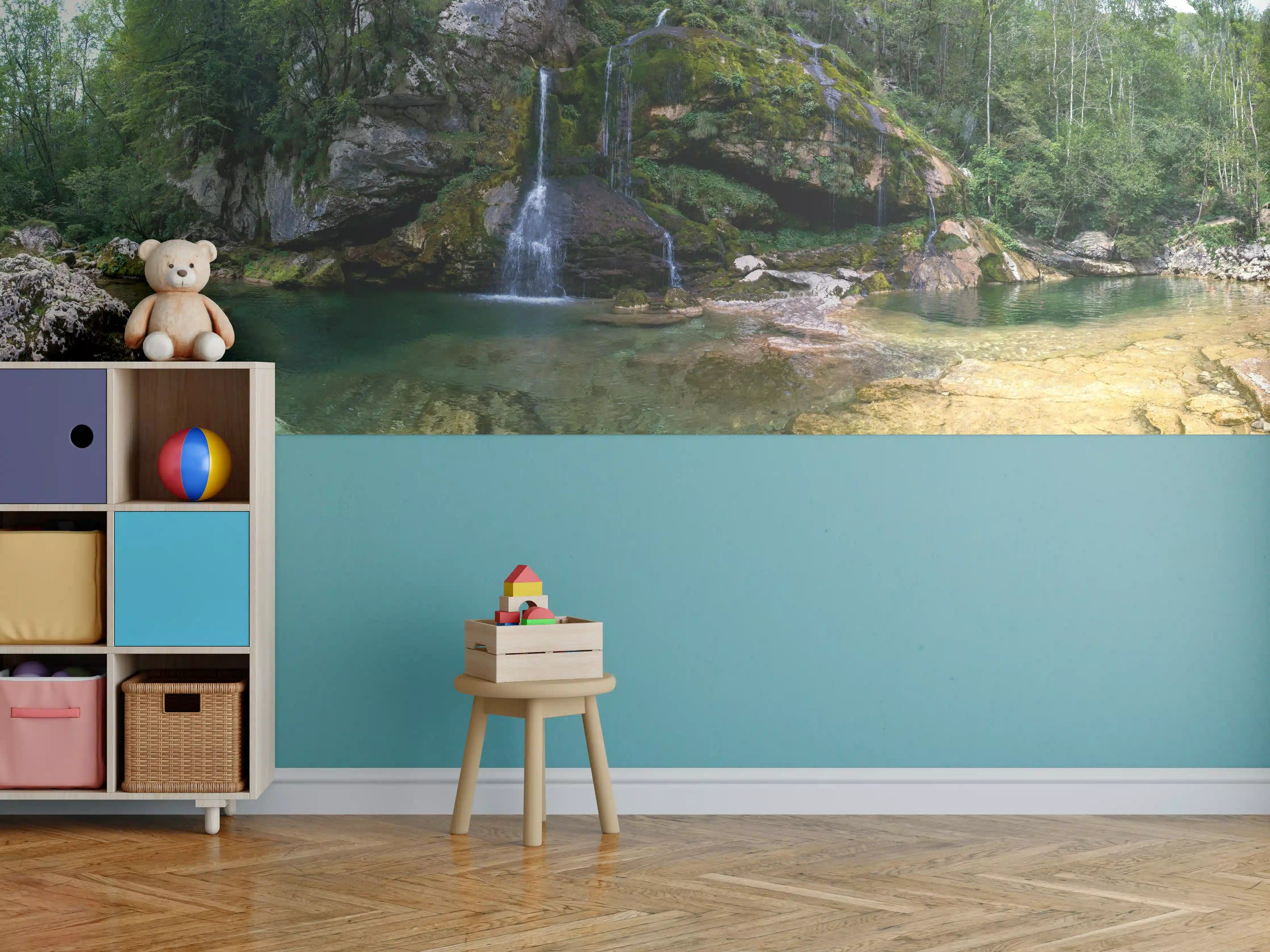 Kinderzimmer Wandgestaltung - Sommerliche Atmosphäre in den Slowenischen Alpen