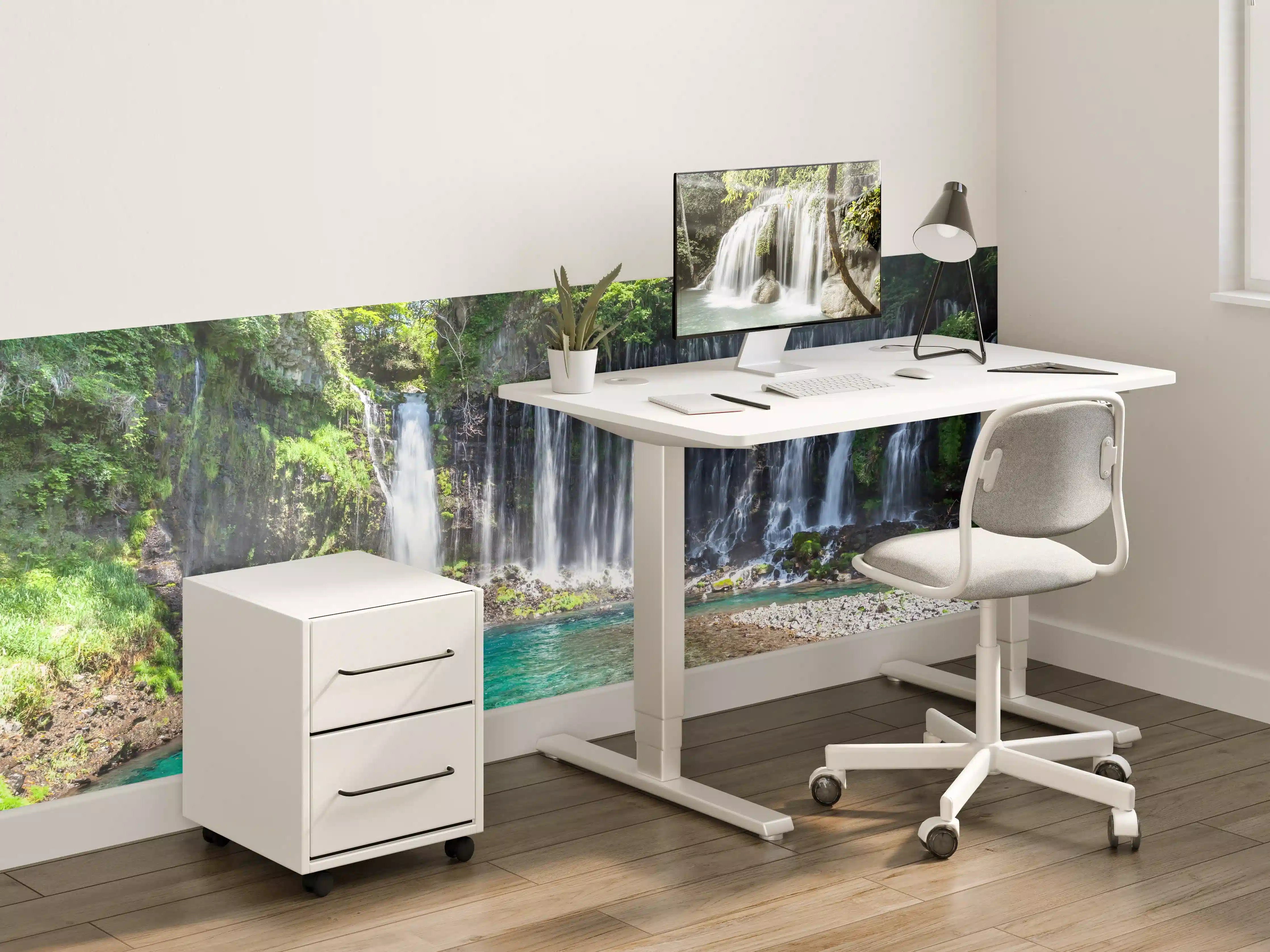 Kinderzimmer Wandgestaltung - Sonniger Shiraito-Wasserfall