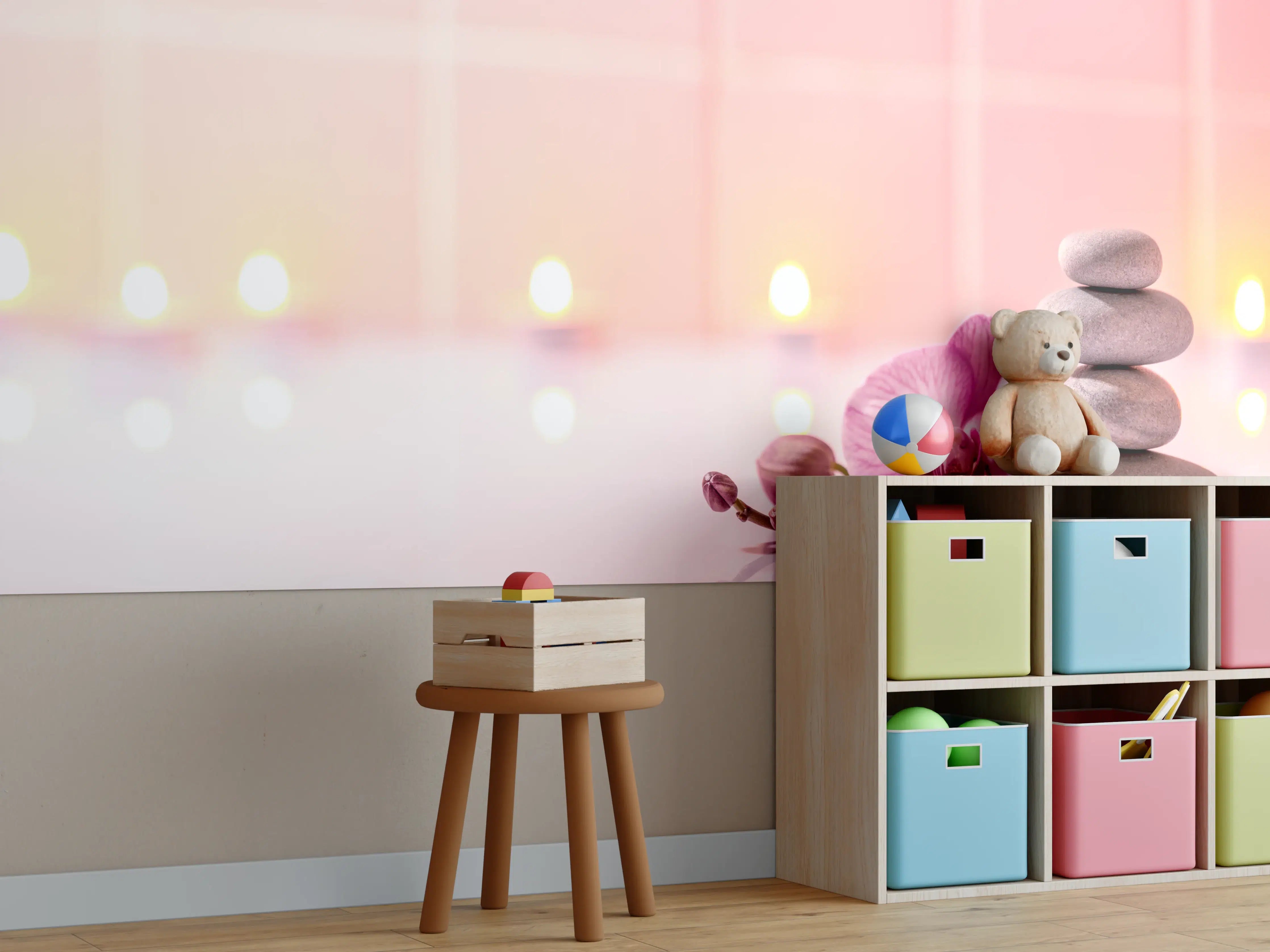 Kinderzimmer Wandgestaltung - Spa-Stillleben