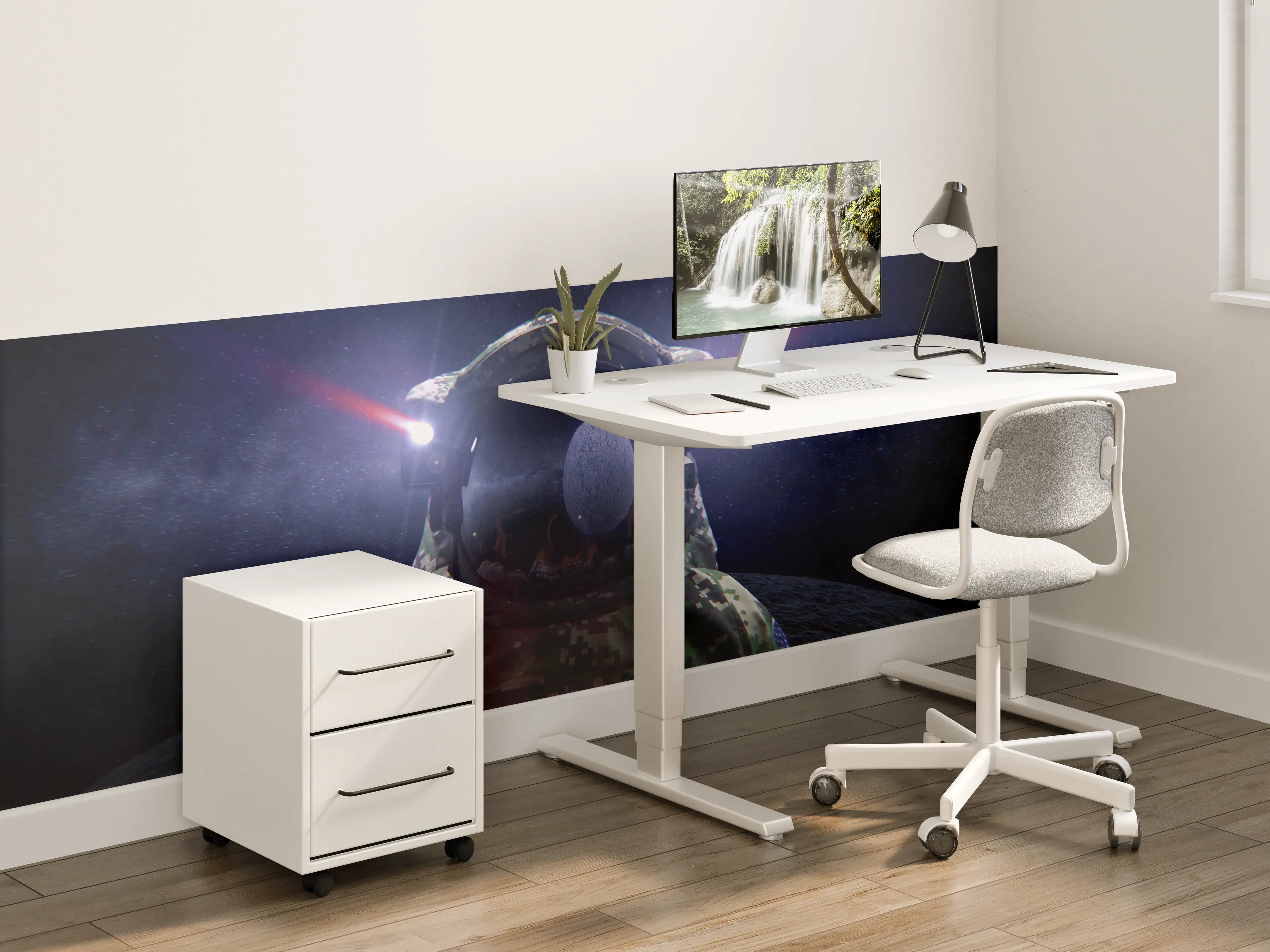 Kinderzimmer Wandgestaltung - Space Force Soldat im Tarnanzug