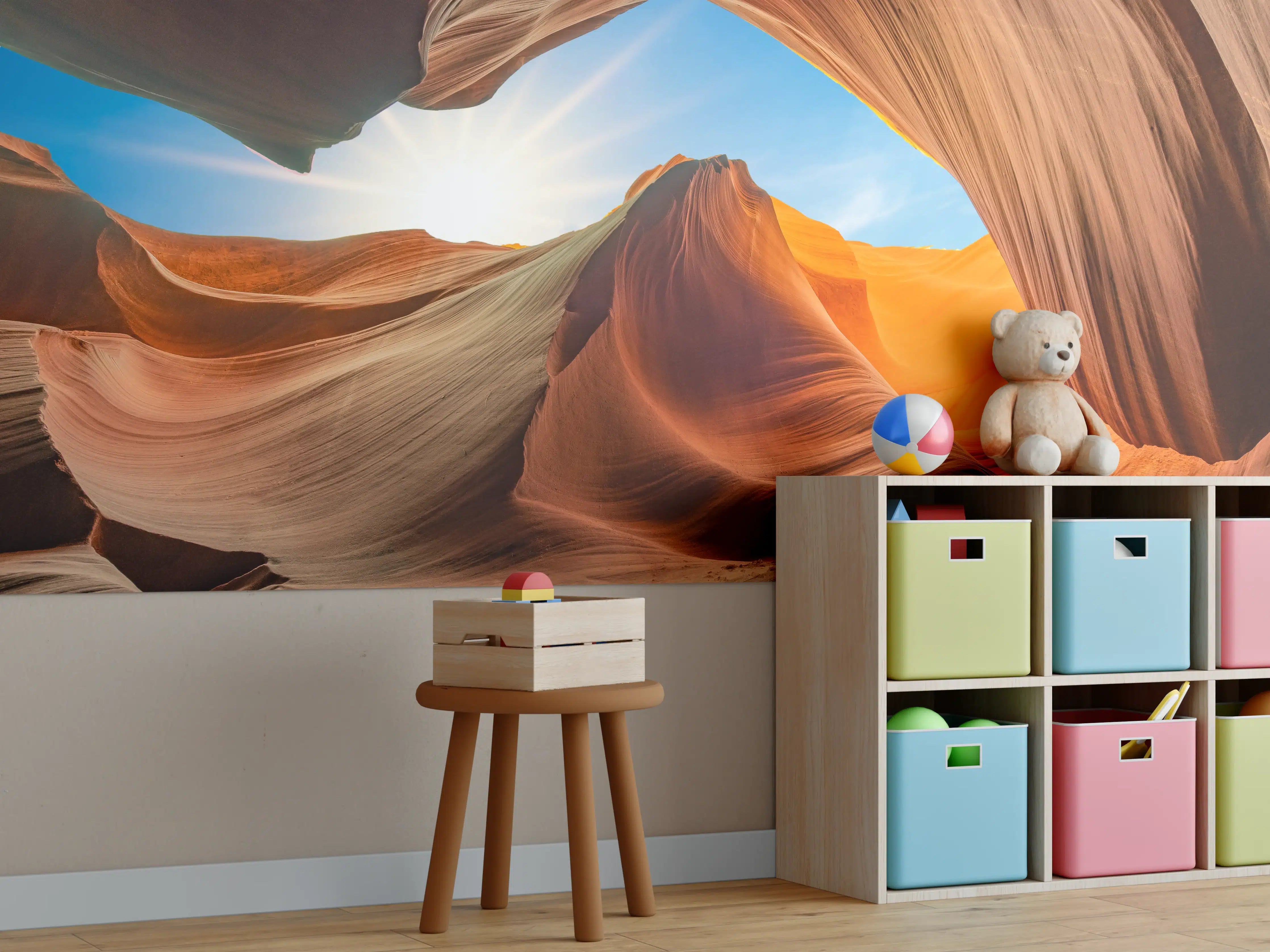Kinderzimmer Wandgestaltung - Spektakuläre Schlucht in Arizona