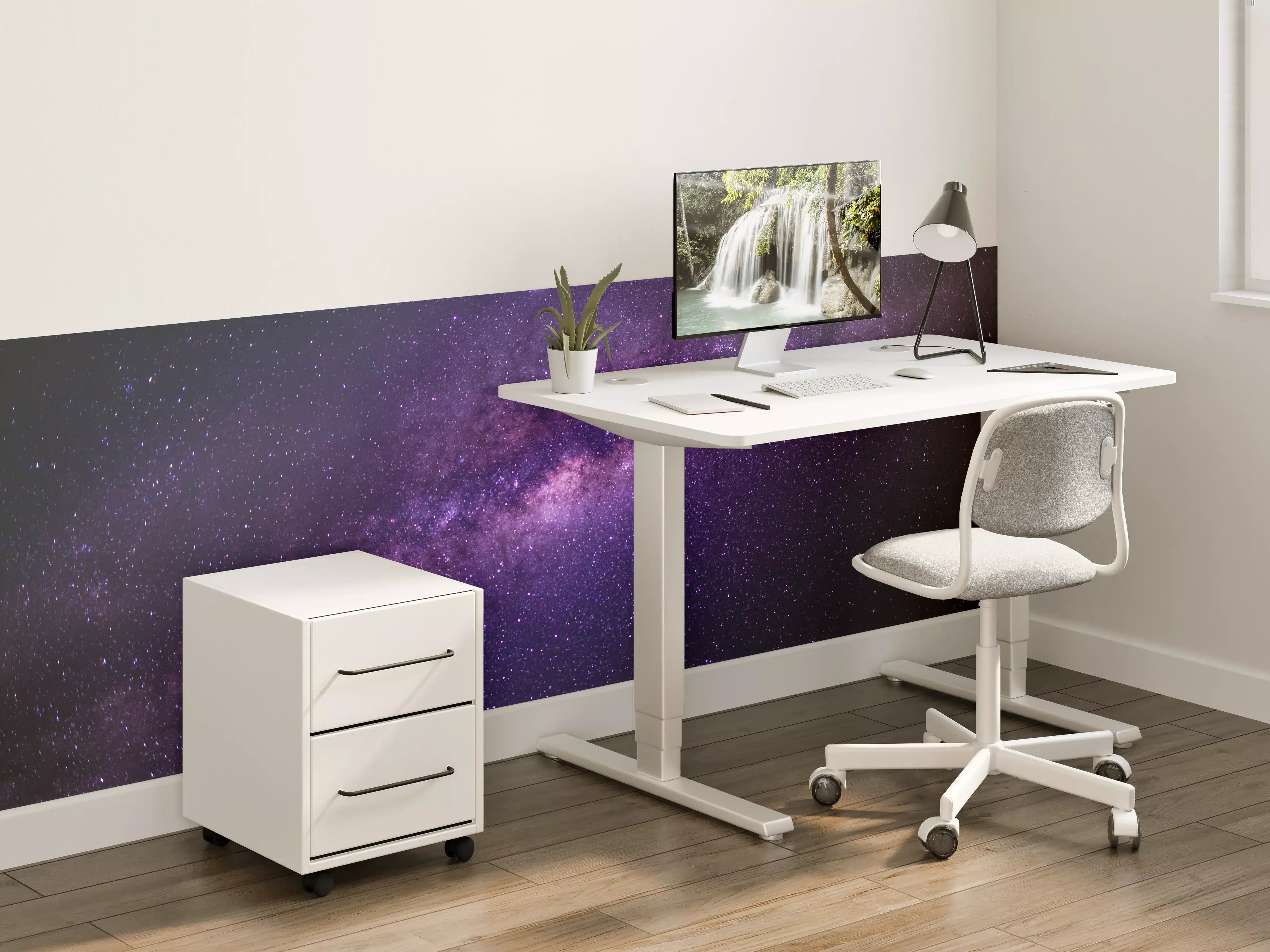 Kinderzimmer Wandgestaltung - Sternenhimmel über dem Universum