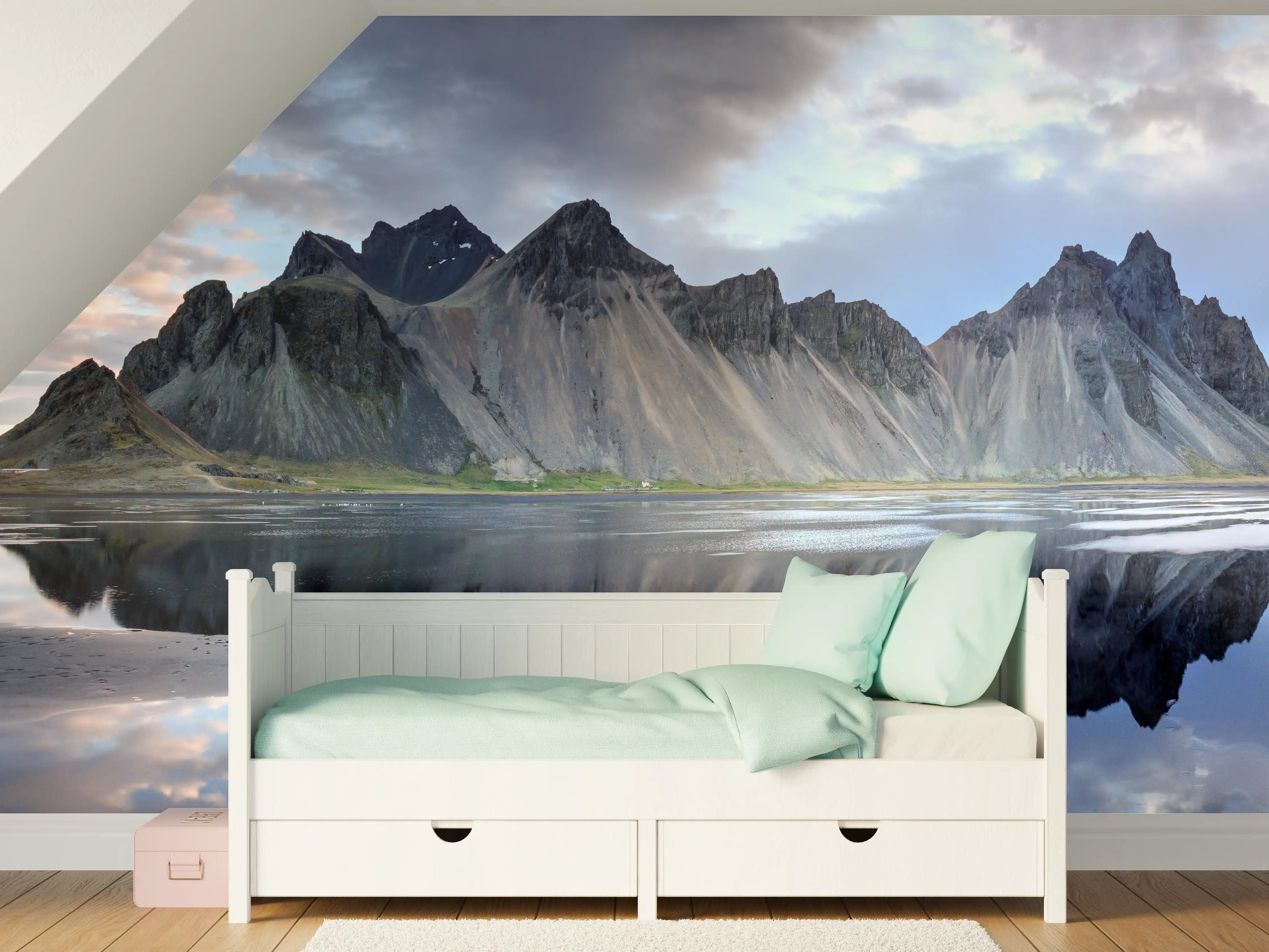 Kinderzimmer Wandgestaltung - Stokksnes an der isländischen Küste