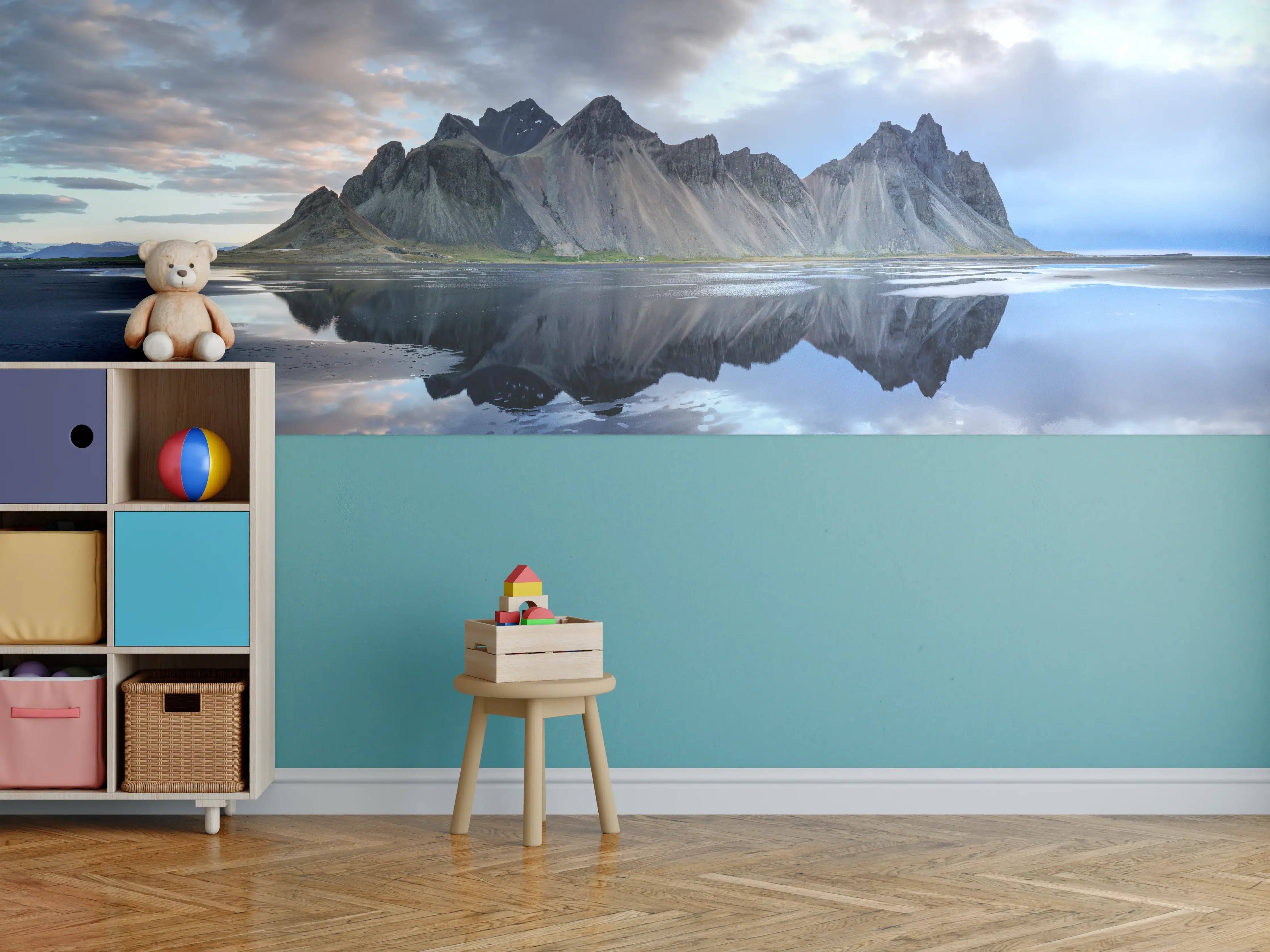 Kinderzimmer Wandgestaltung - Stokksnes an der isländischen Küste