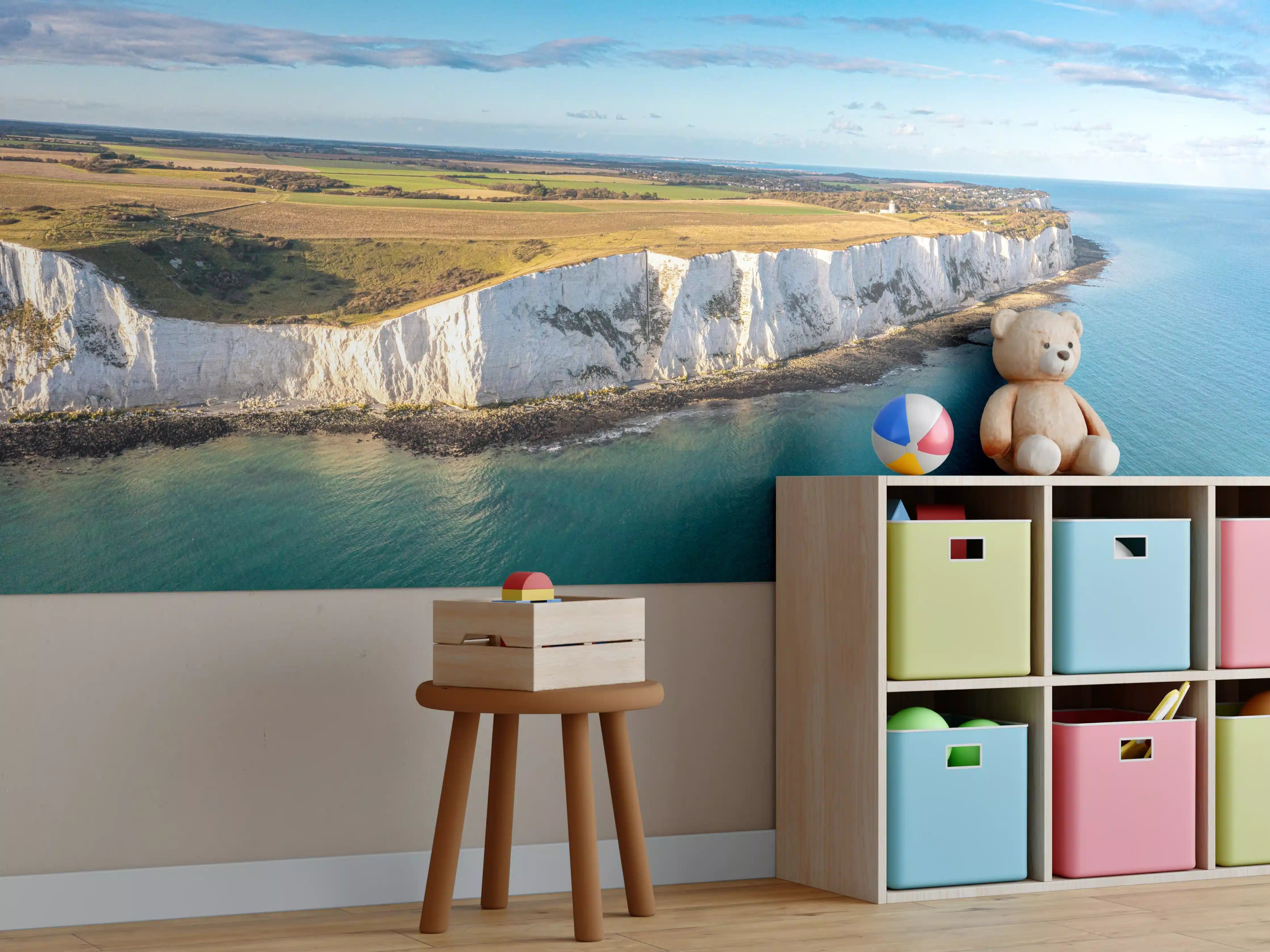 Kinderzimmer Wandgestaltung - Strahlende White Cliffs of Dover