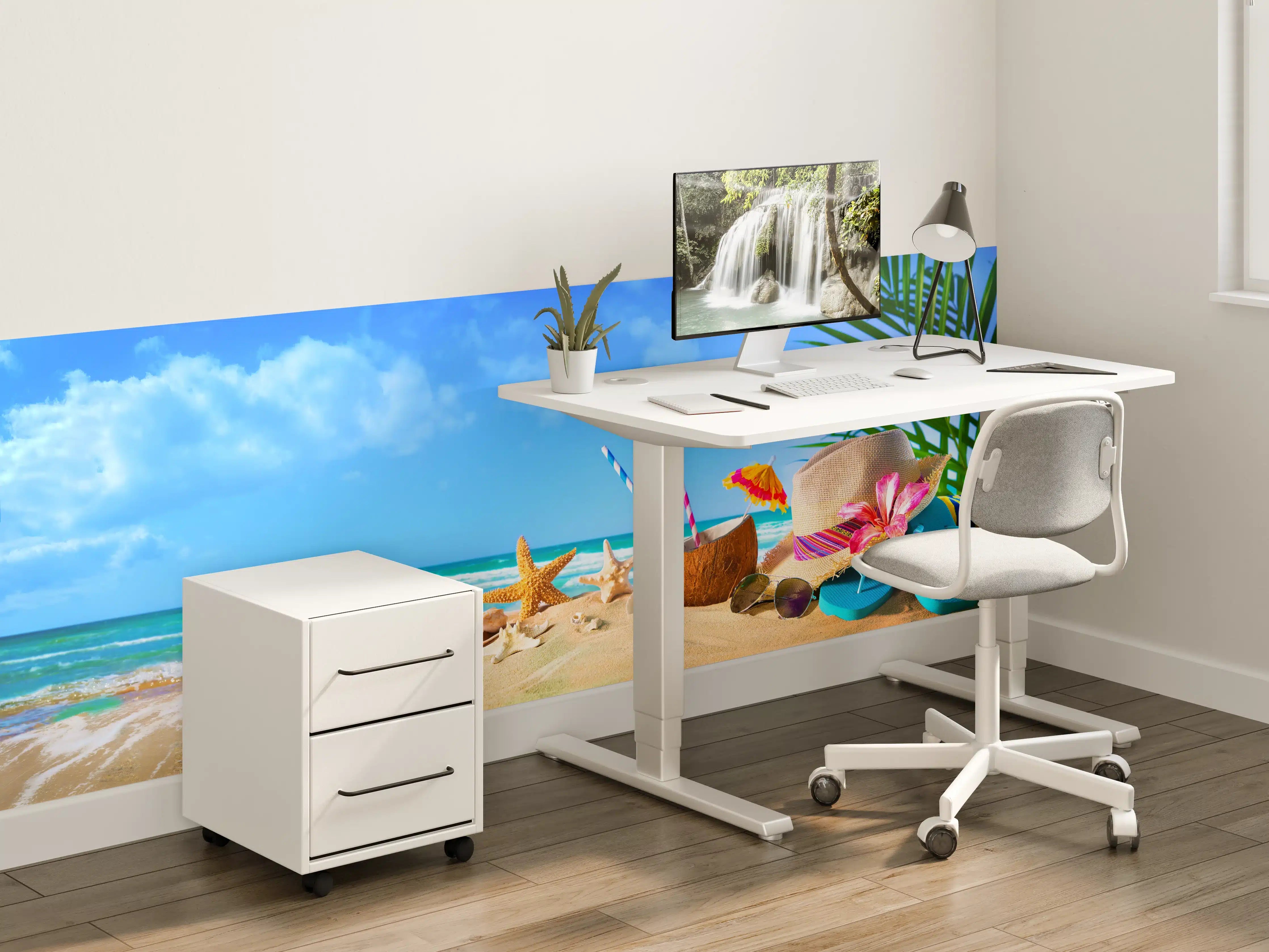 Kinderzimmer Wandgestaltung - Strandaccesoires