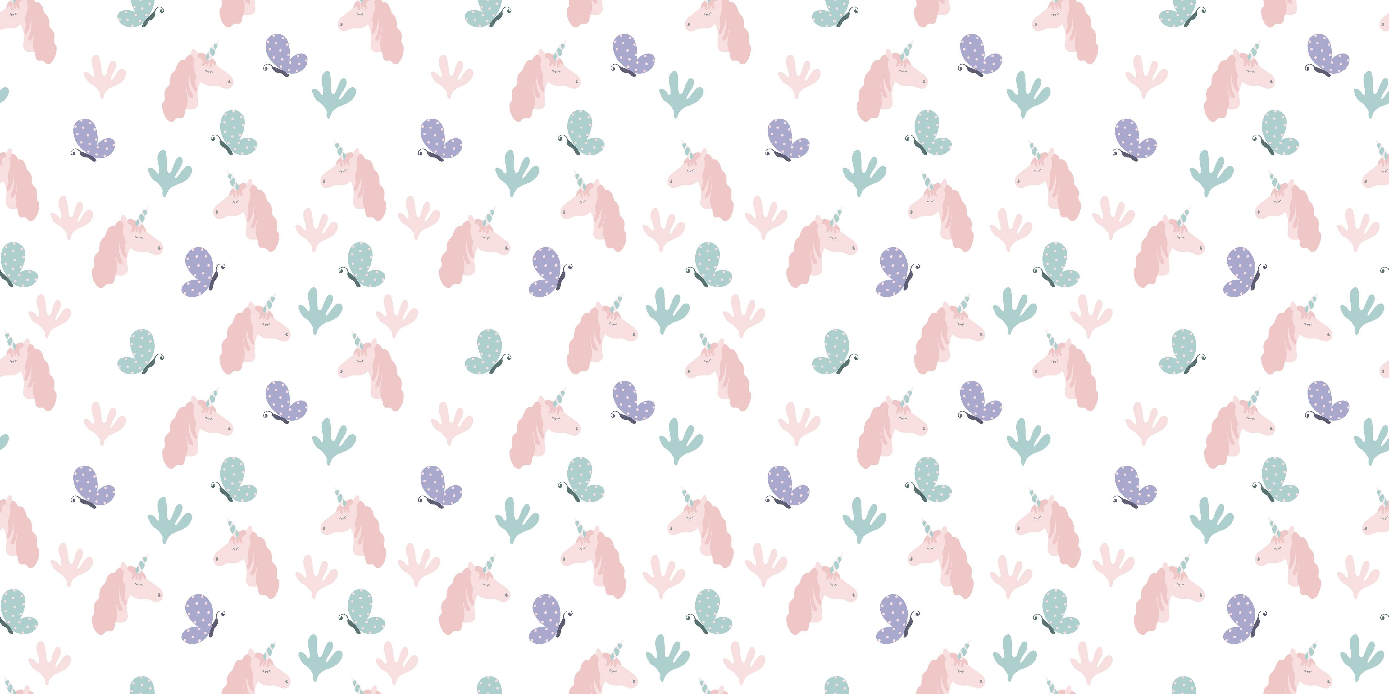 Kinderzimmer Wandgestaltung-Süßer Bunny mit bunten Blumen