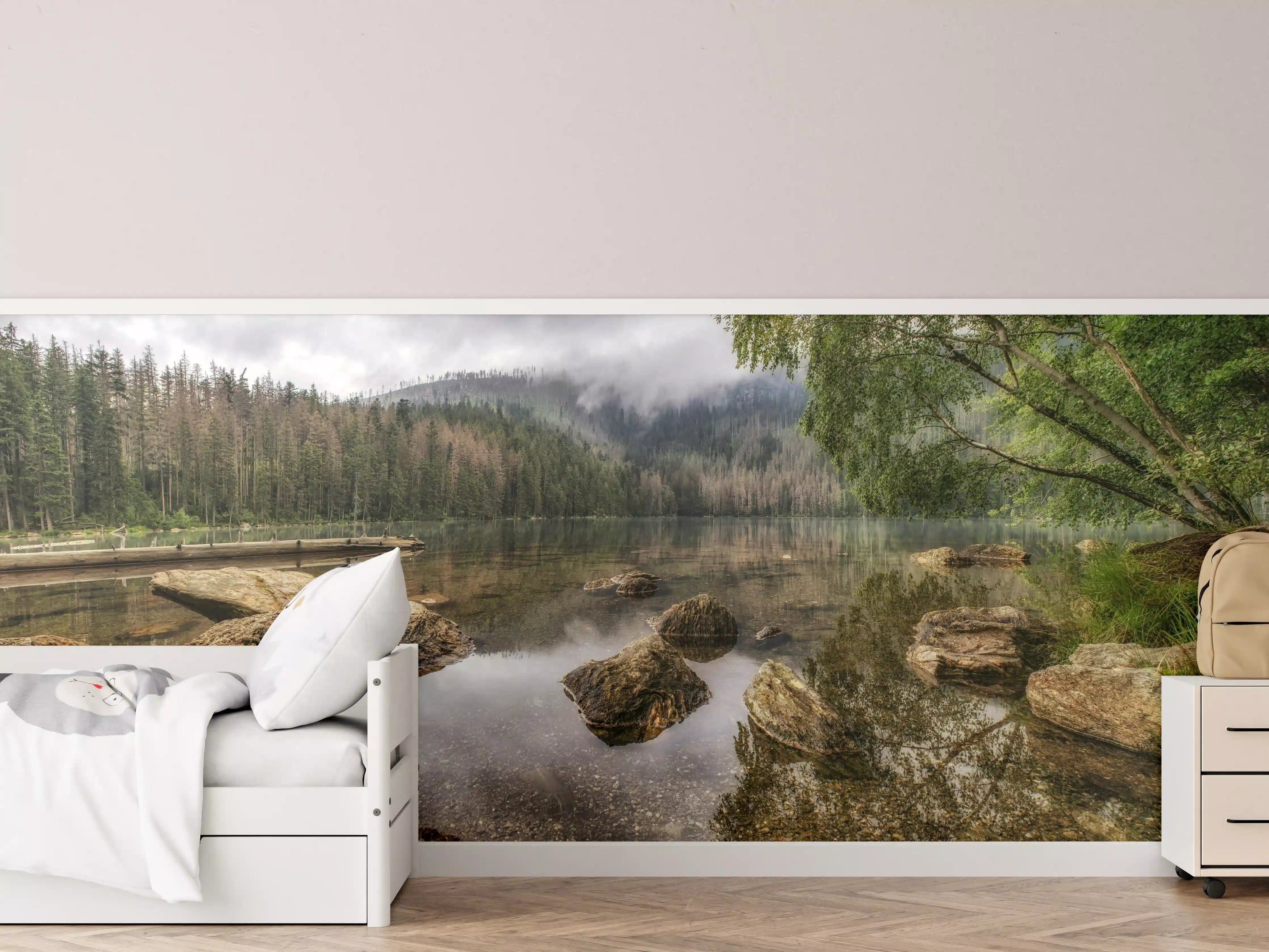 Kinderzimmer Wandgestaltung - Sumava - Schwarzer See - Tschechische Republik