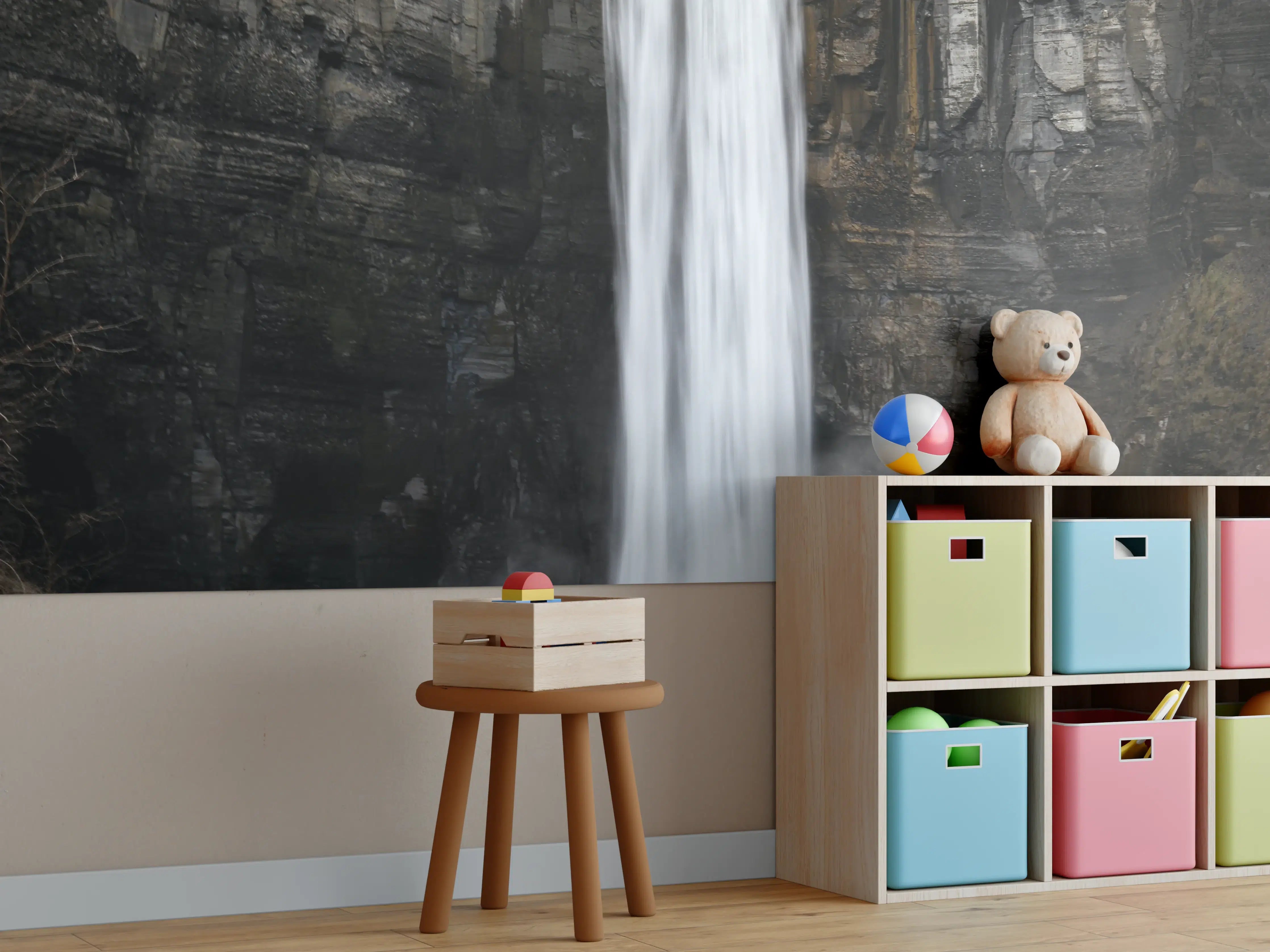 Kinderzimmer Wandgestaltung - Taughannock Falls in New York