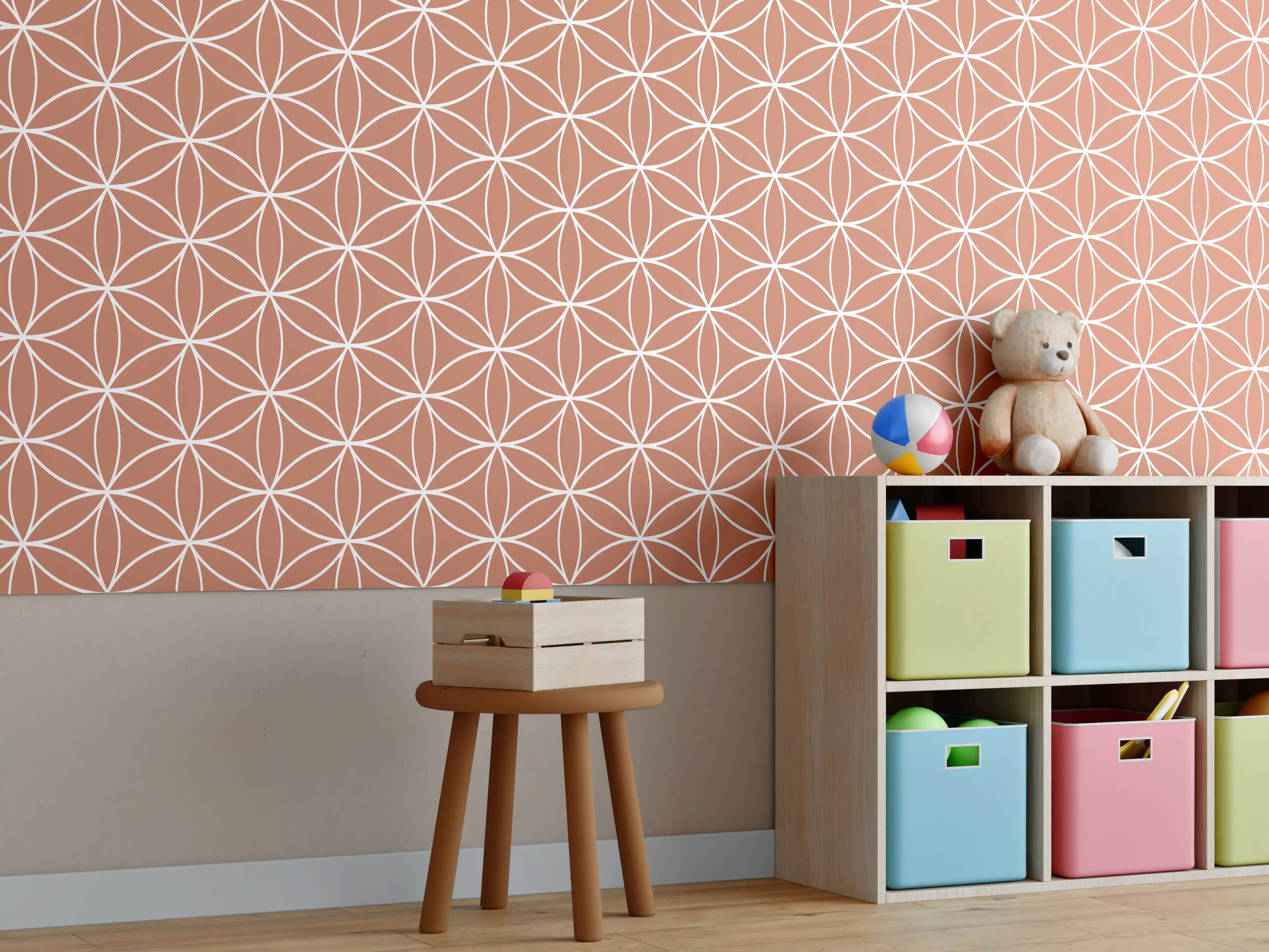 Kinderzimmer Wandgestaltung - Terracotta-Design für stilvolle Räume