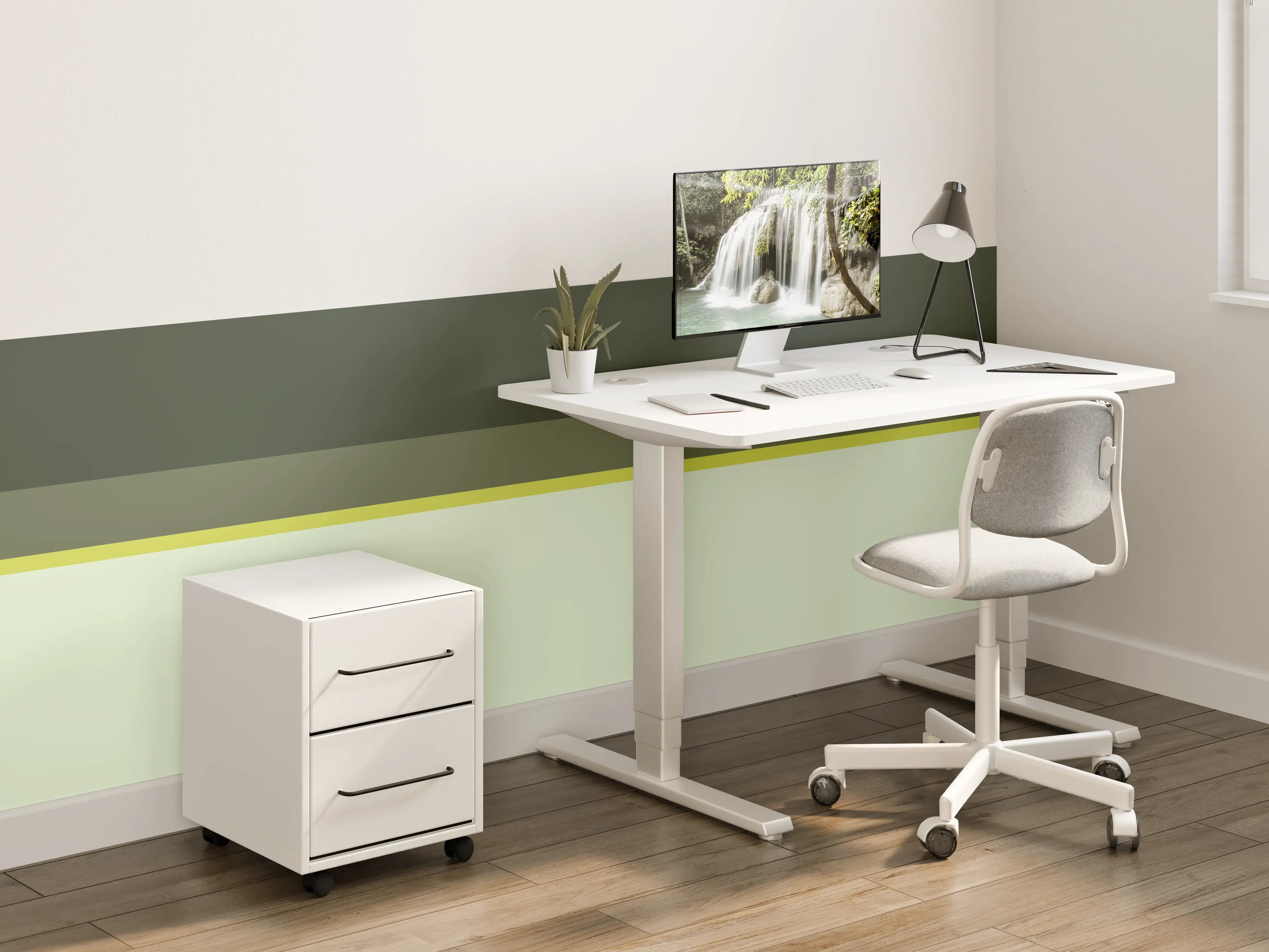 Kinderzimmer Wandgestaltung - The Greens - Horizontal - Olive