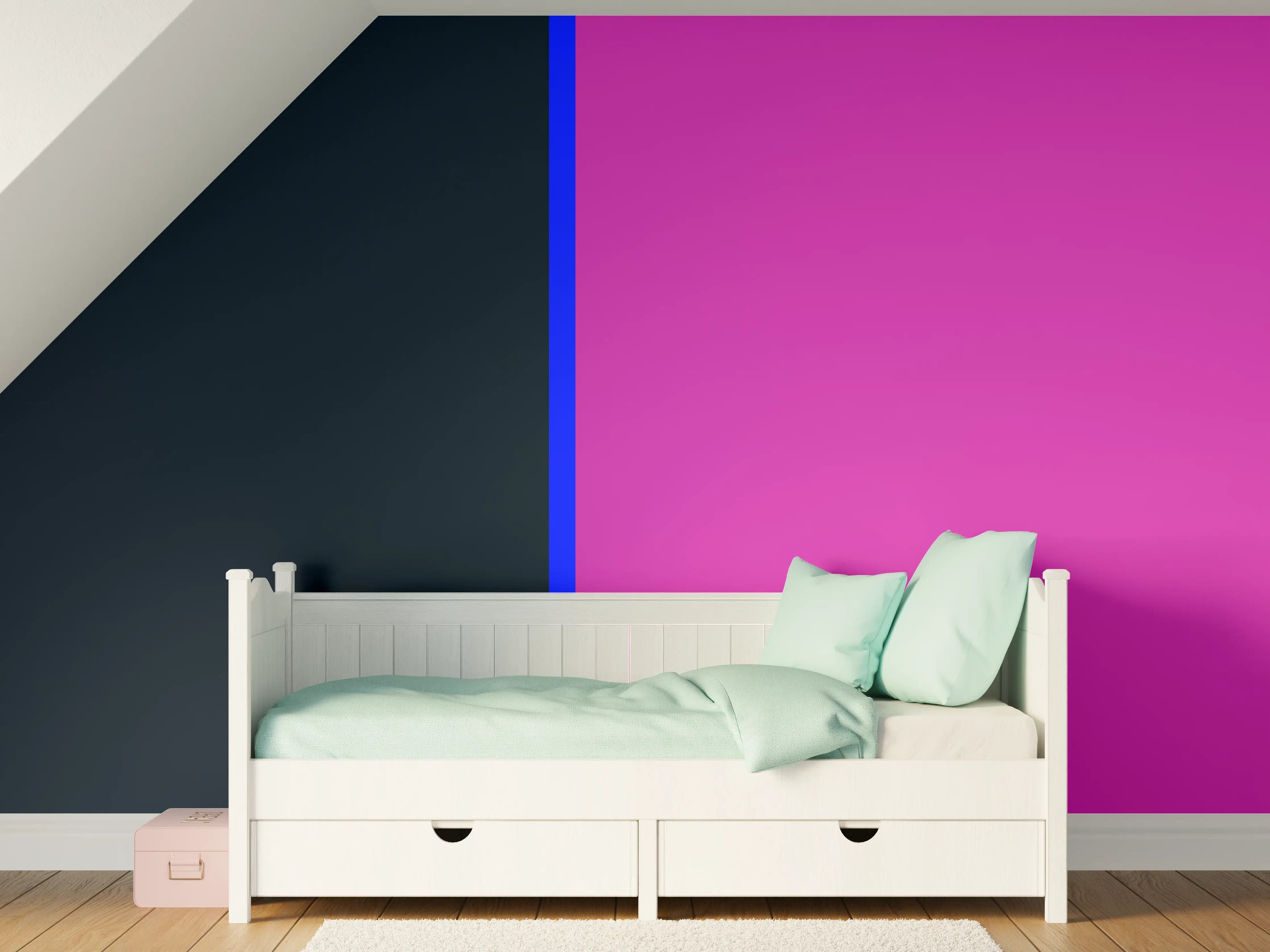 Kinderzimmer Wandgestaltung - The Neons - Easy Vertikal - Luna