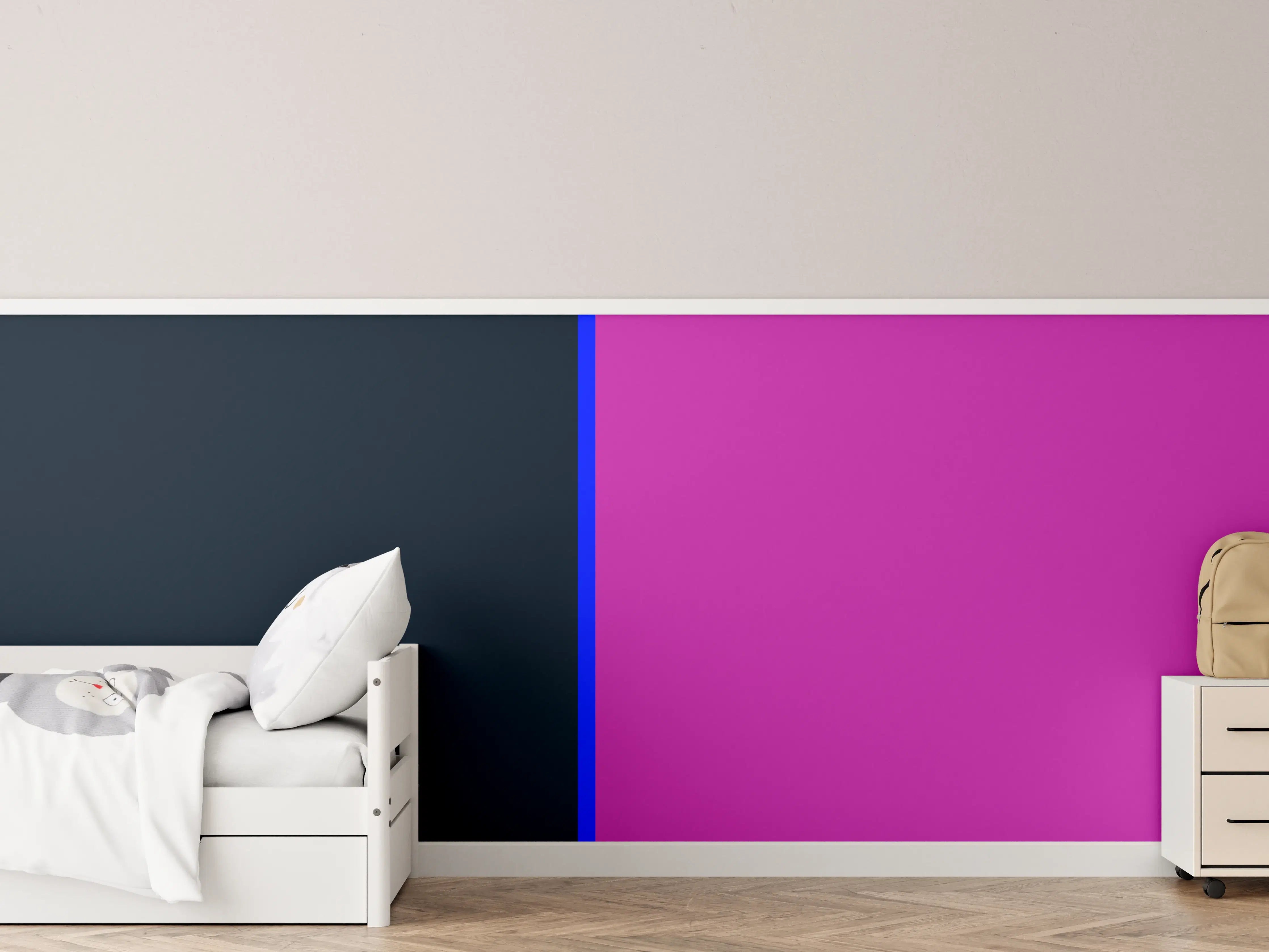 Kinderzimmer Wandgestaltung - The Neons - Easy Vertikal - Luna