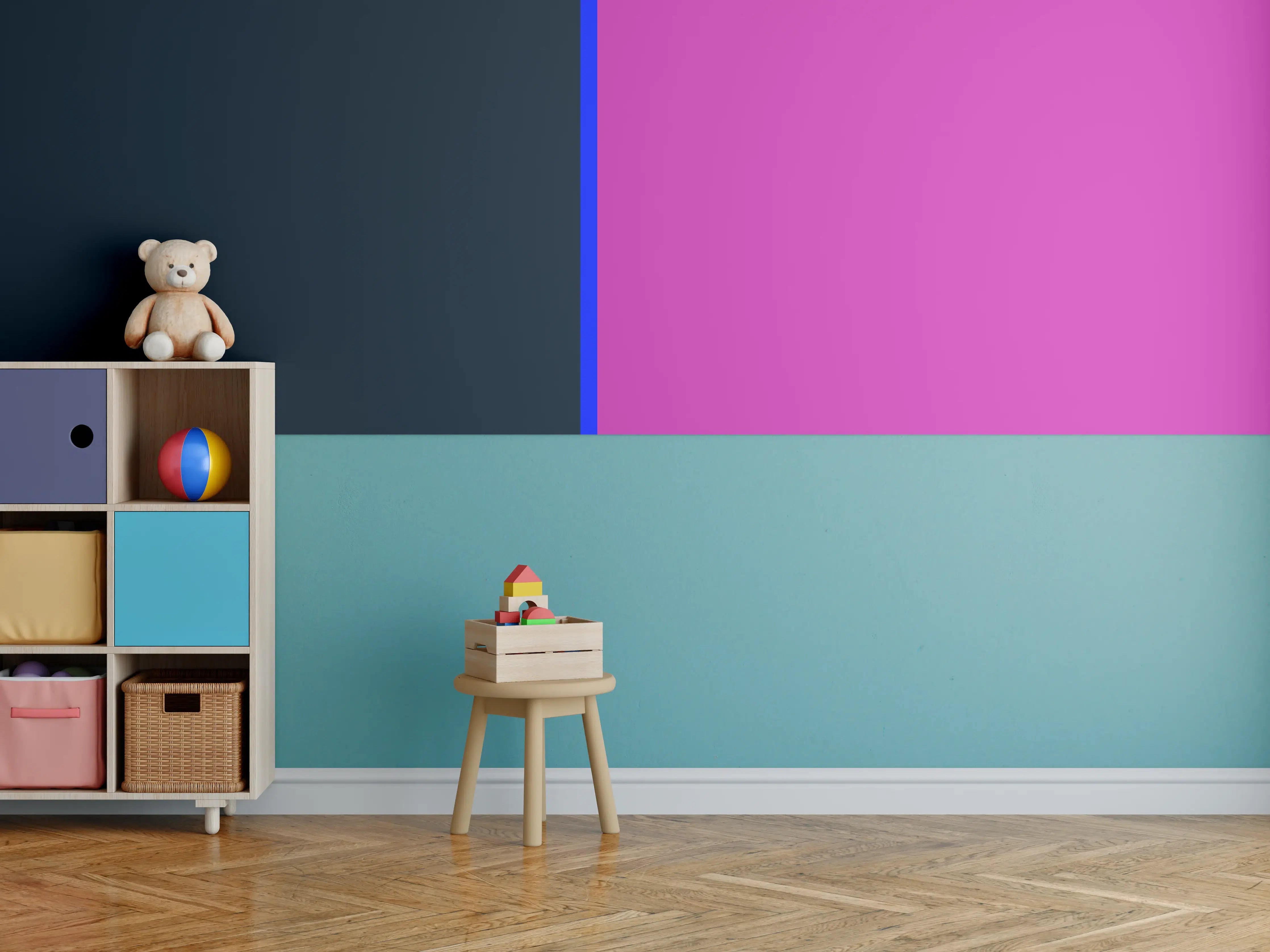 Kinderzimmer Wandgestaltung - The Neons - Easy Vertikal - Luna