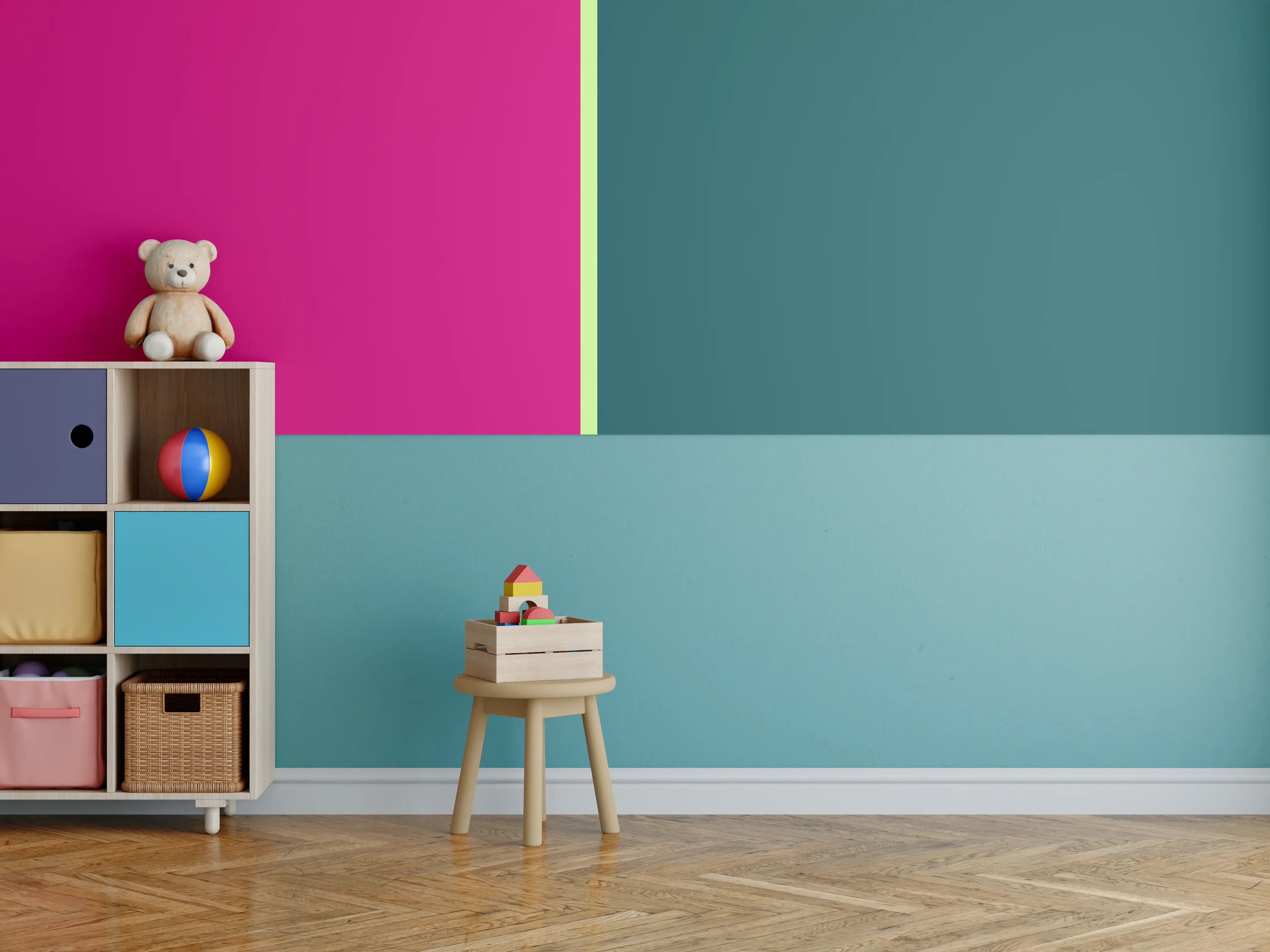 Kinderzimmer Wandgestaltung - The Neons - Easy Vertikal - Lyra