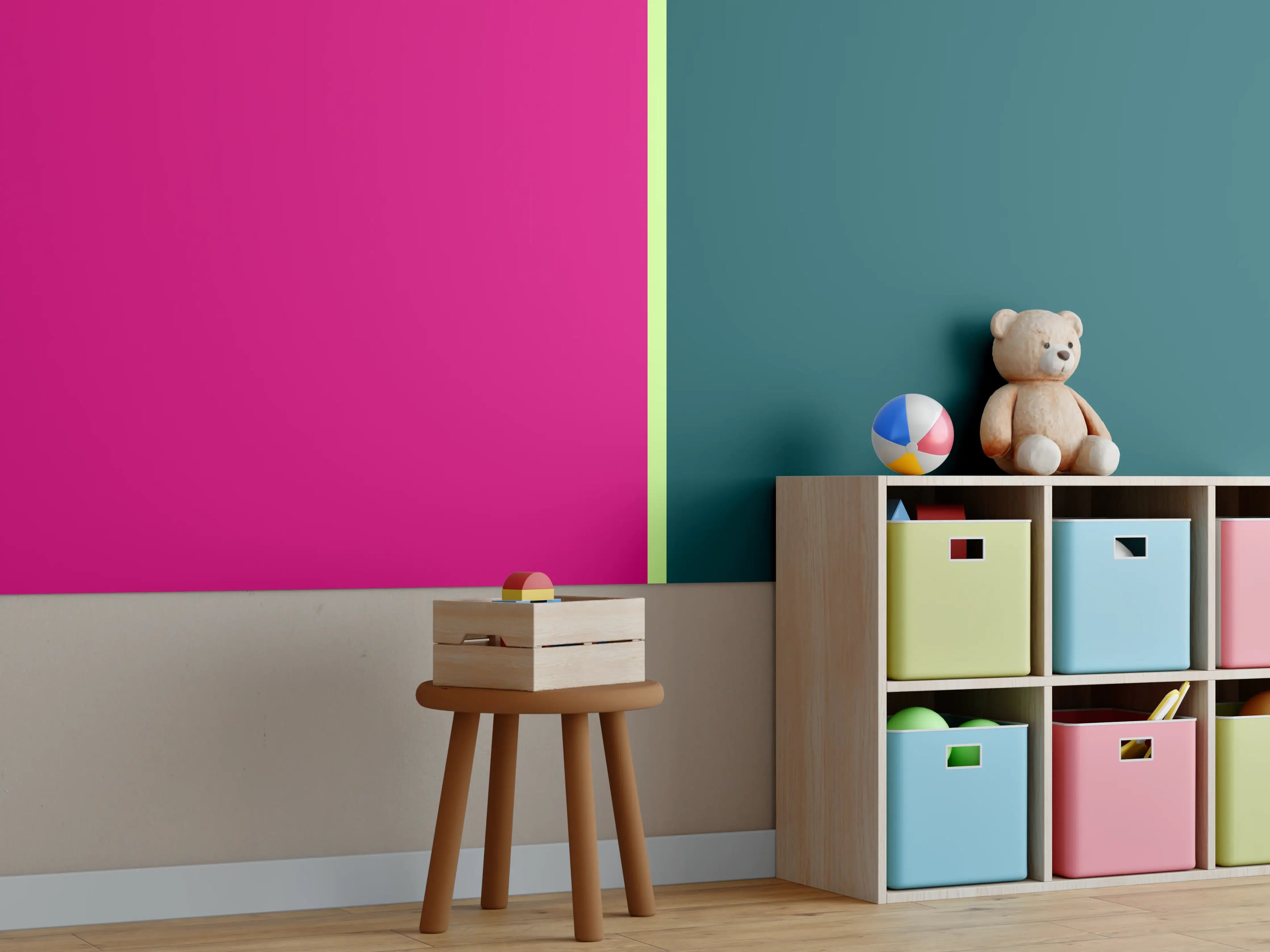 Kinderzimmer Wandgestaltung - The Neons - Easy Vertikal - Lyra