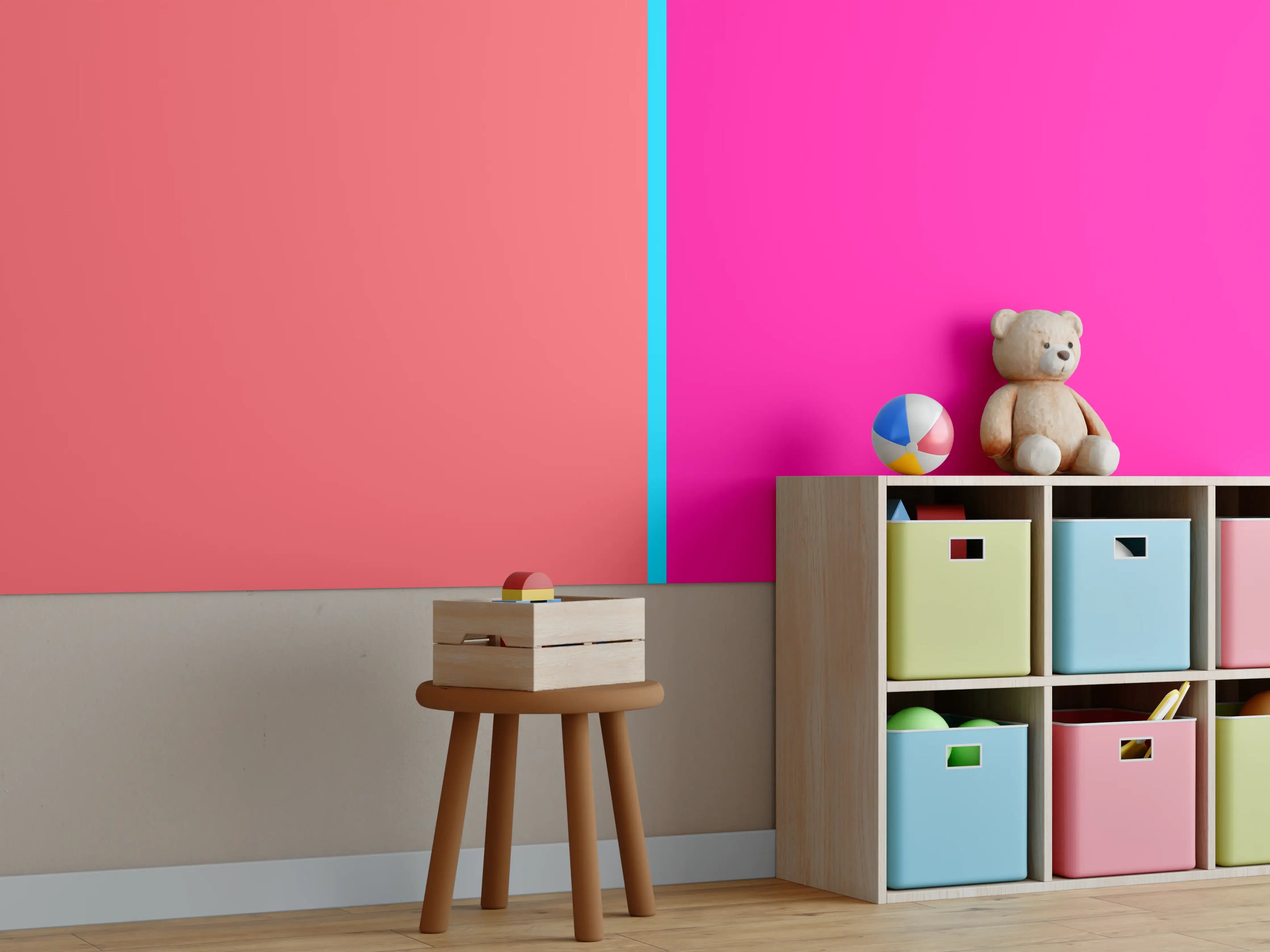 Kinderzimmer Wandgestaltung - The Neons - Easy Vertikal - Nova
