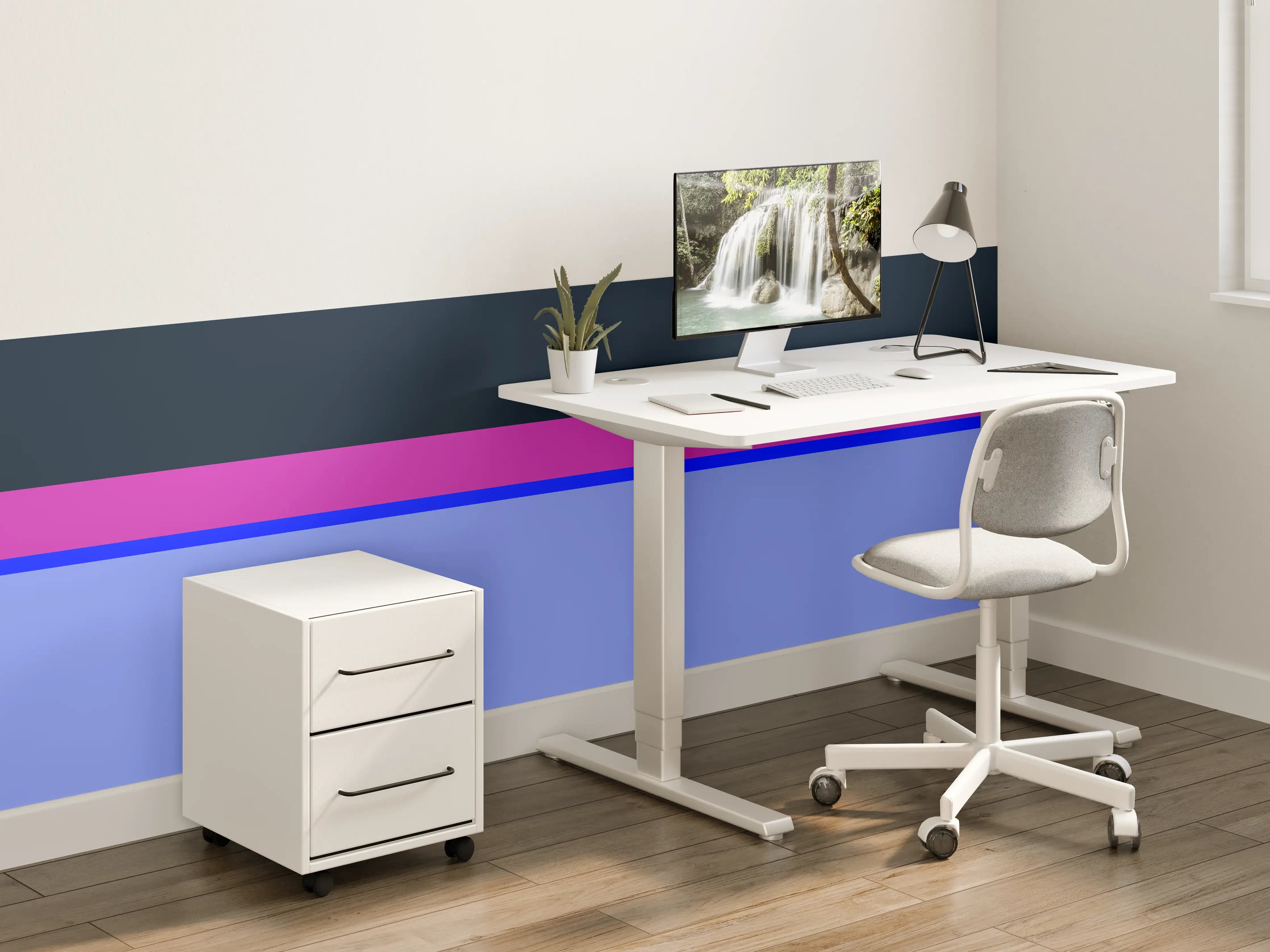 Kinderzimmer Wandgestaltung - The Neons - Horizontal - Luna