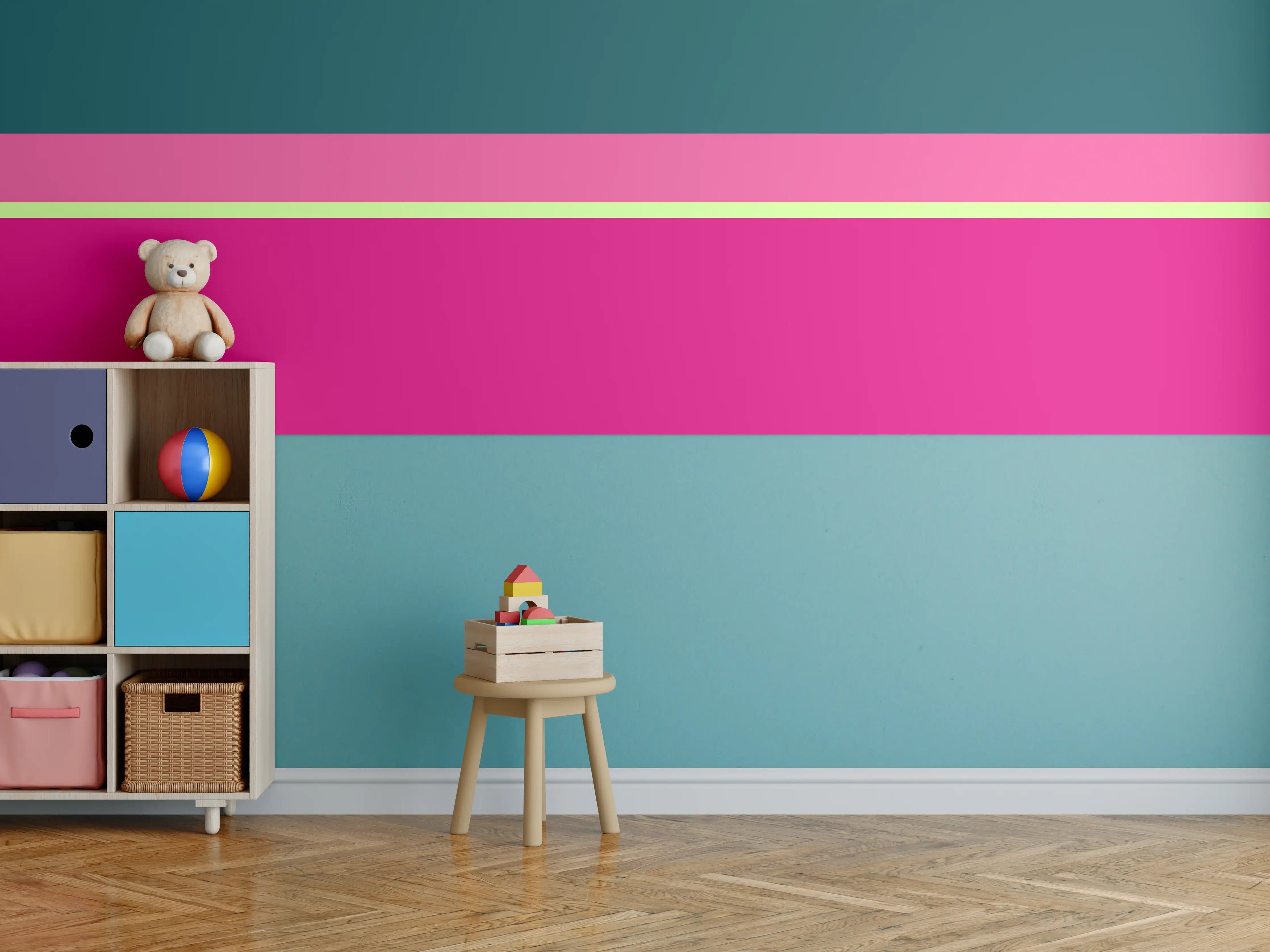 Kinderzimmer Wandgestaltung - The Neons - Horizontal - Lyra