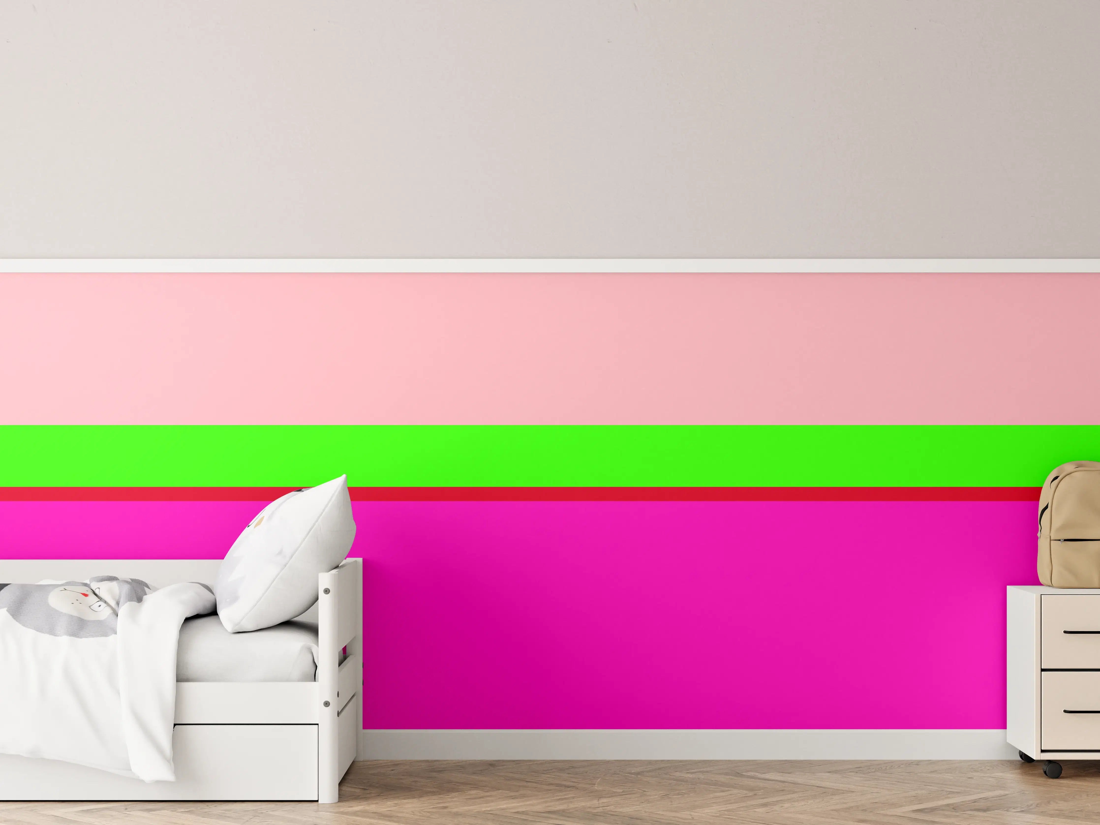 Kinderzimmer Wandgestaltung - The Neons - Horizontal - Nox