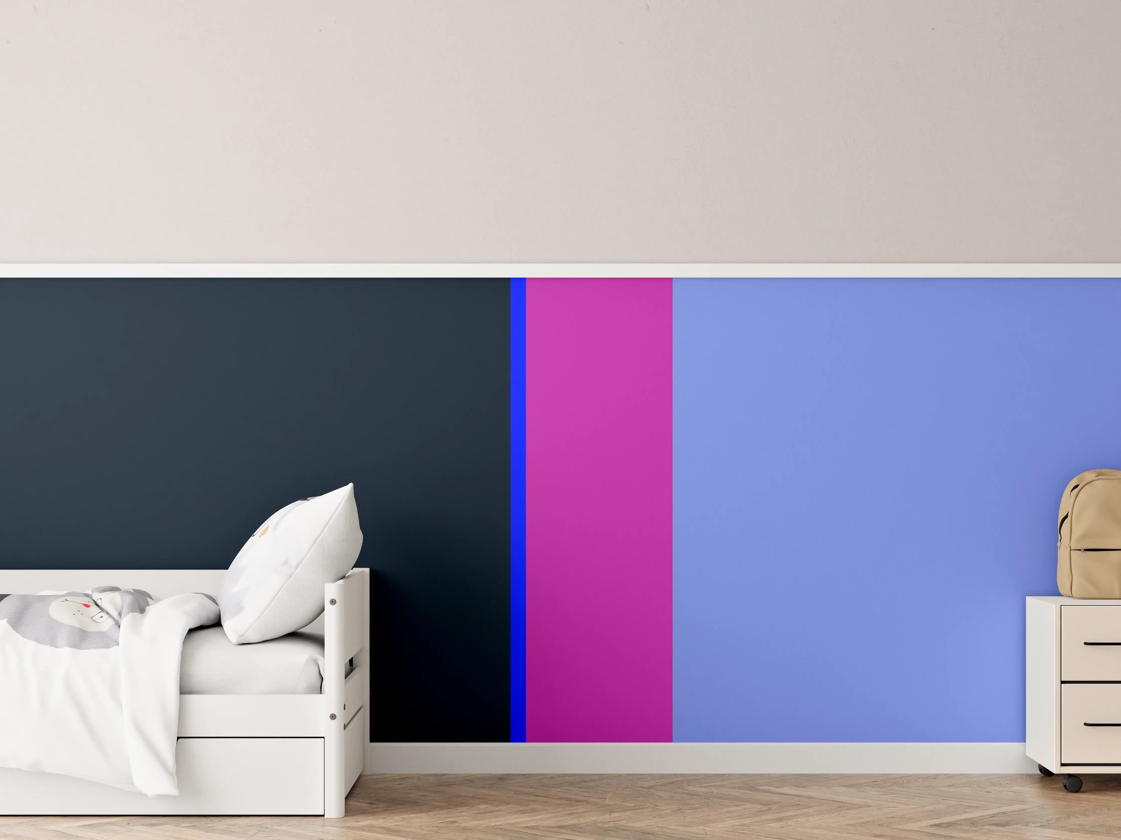 Kinderzimmer Wandgestaltung - The Neons - Vertikal - Luna