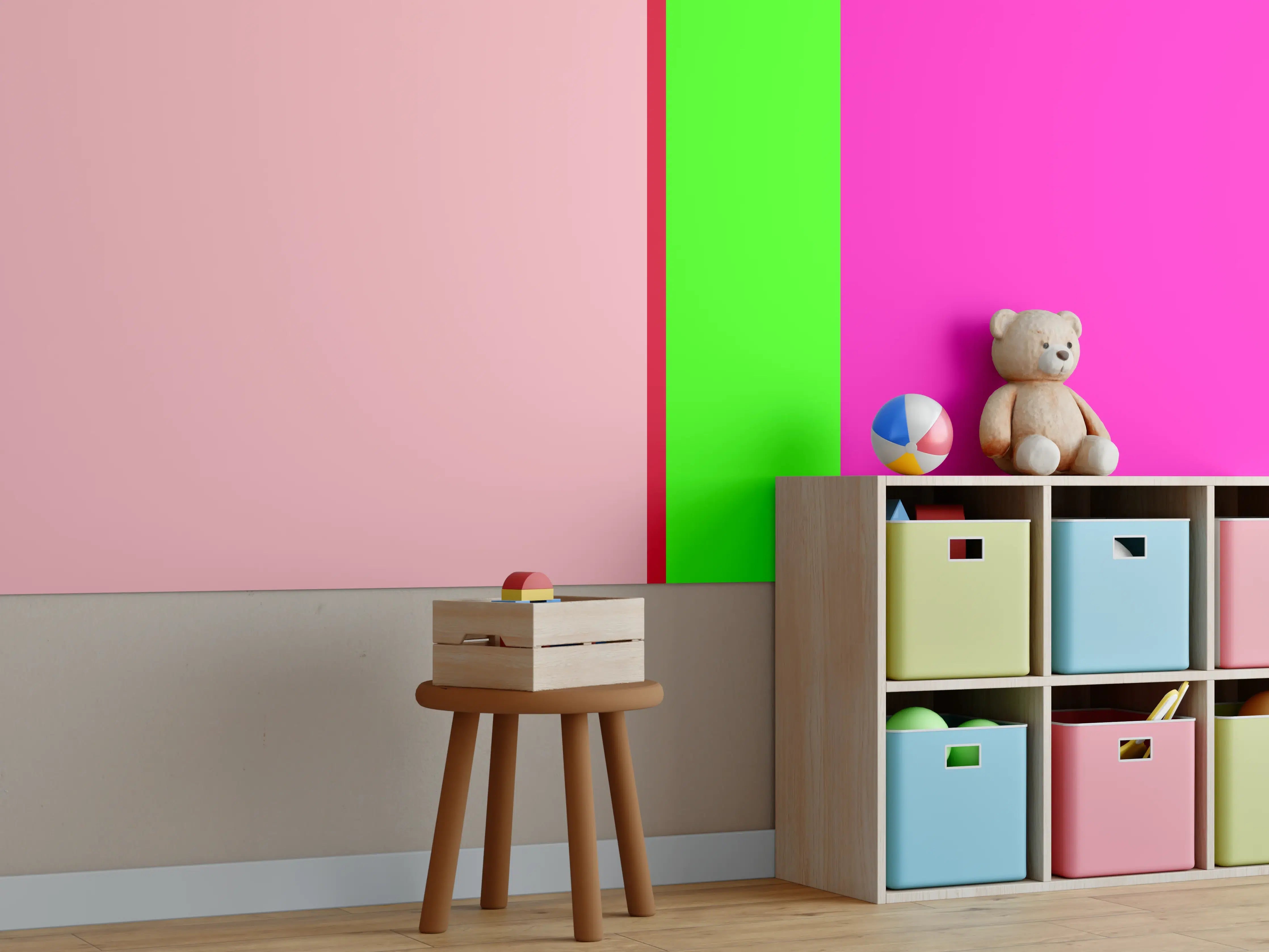 Kinderzimmer Wandgestaltung - The Neons - Vertikal - Nox