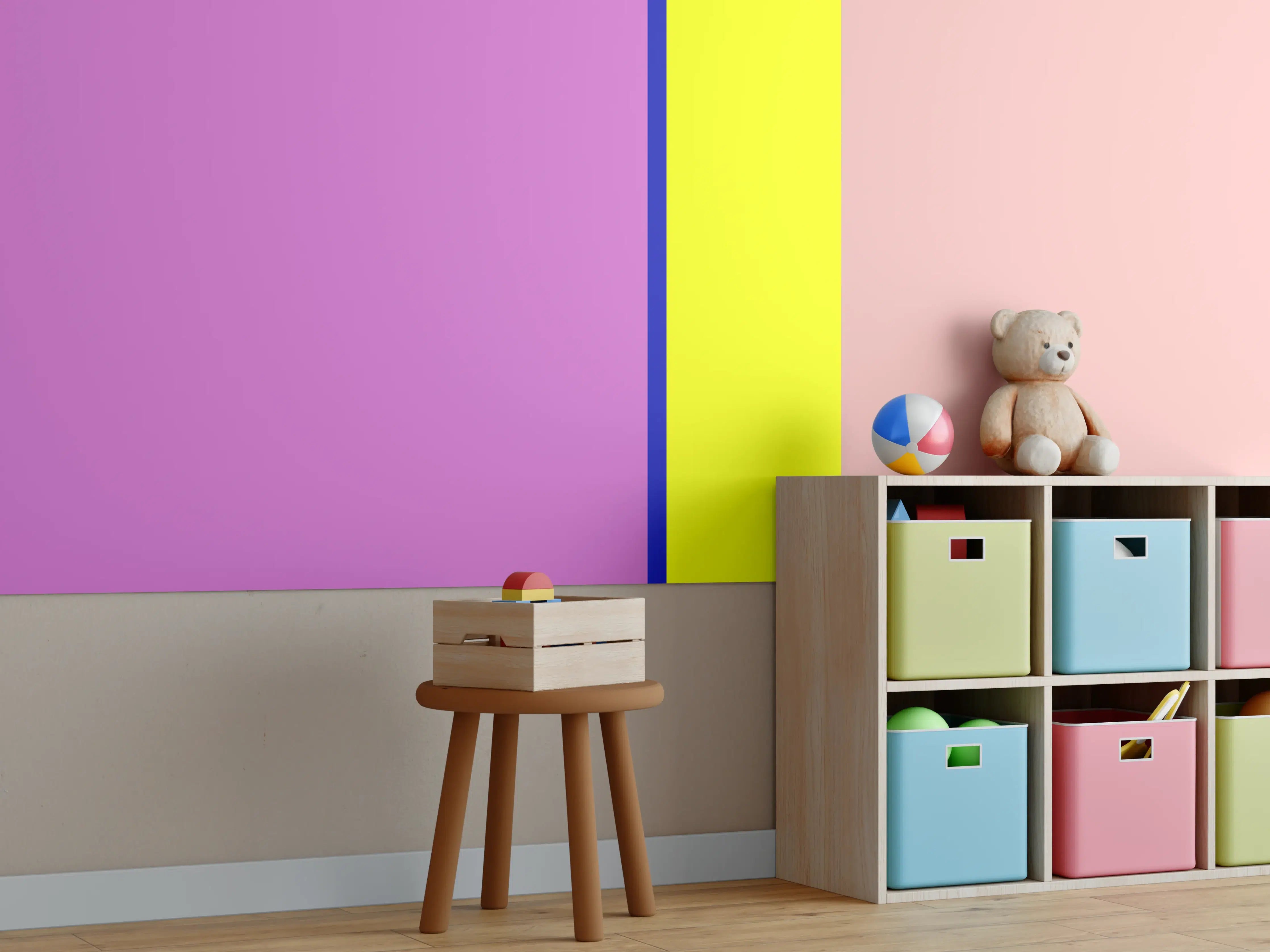 Kinderzimmer Wandgestaltung - The Neons - Vertikal - Stellar