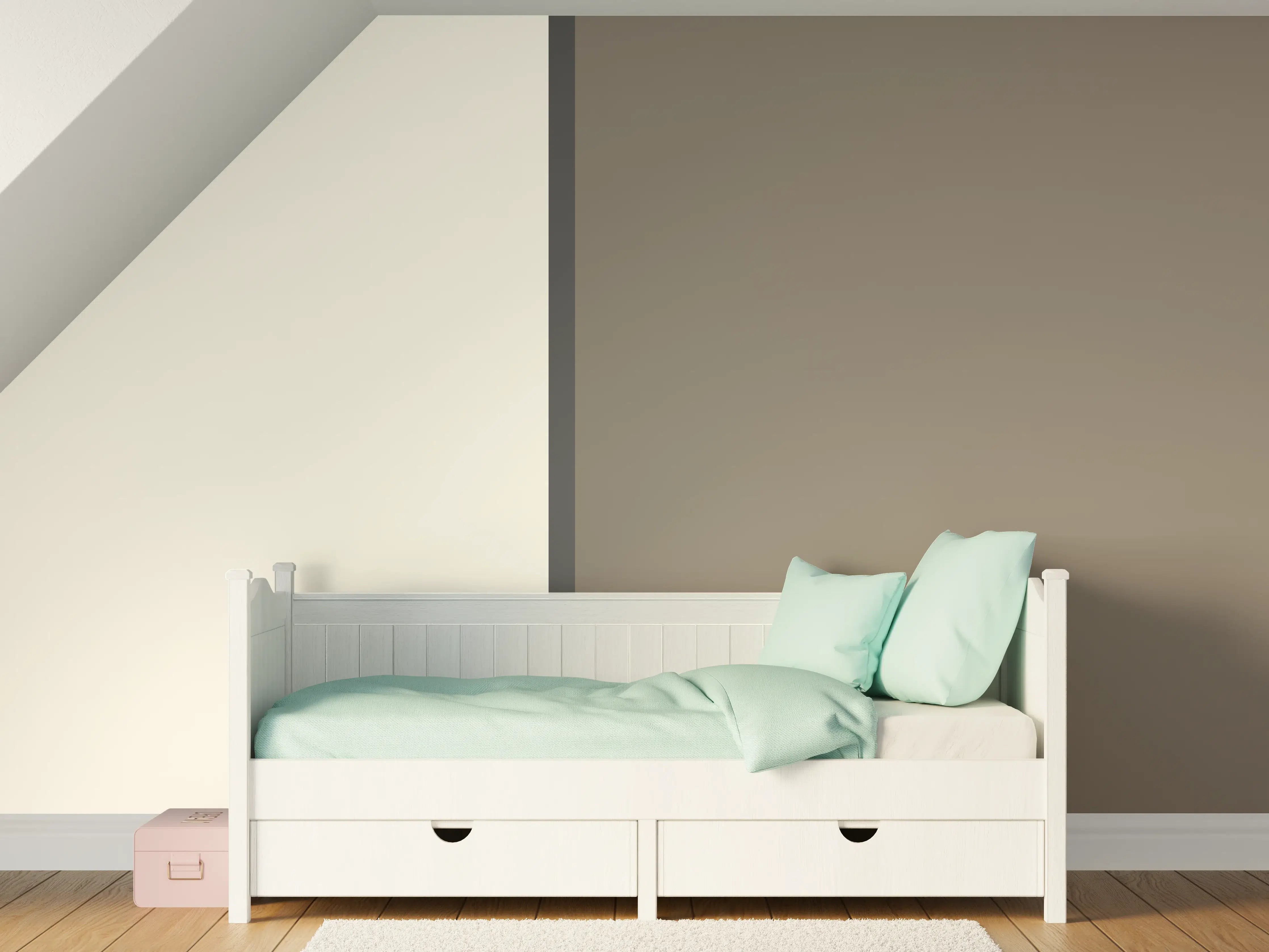 Kinderzimmer Wandgestaltung - The Nudes - Easy Vertikal - Toffee