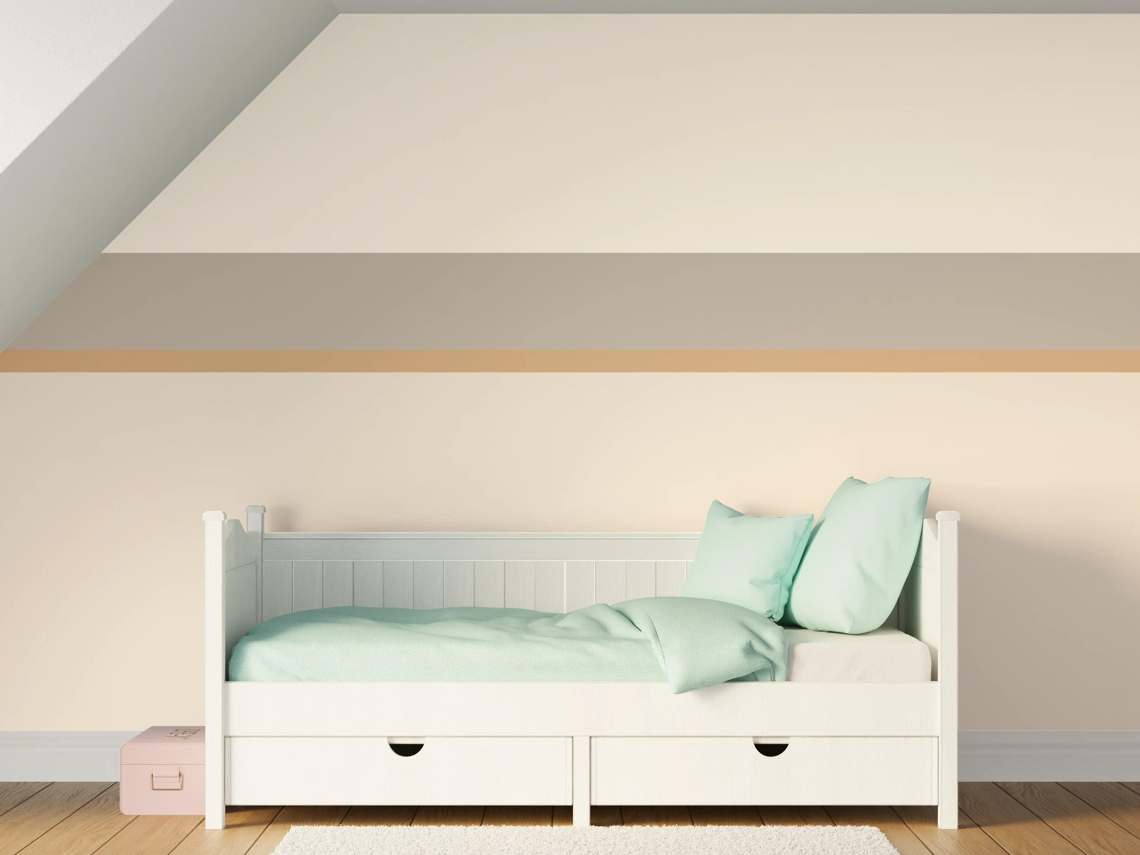 Kinderzimmer Wandgestaltung - The Nudes - Horizontal - Caramel