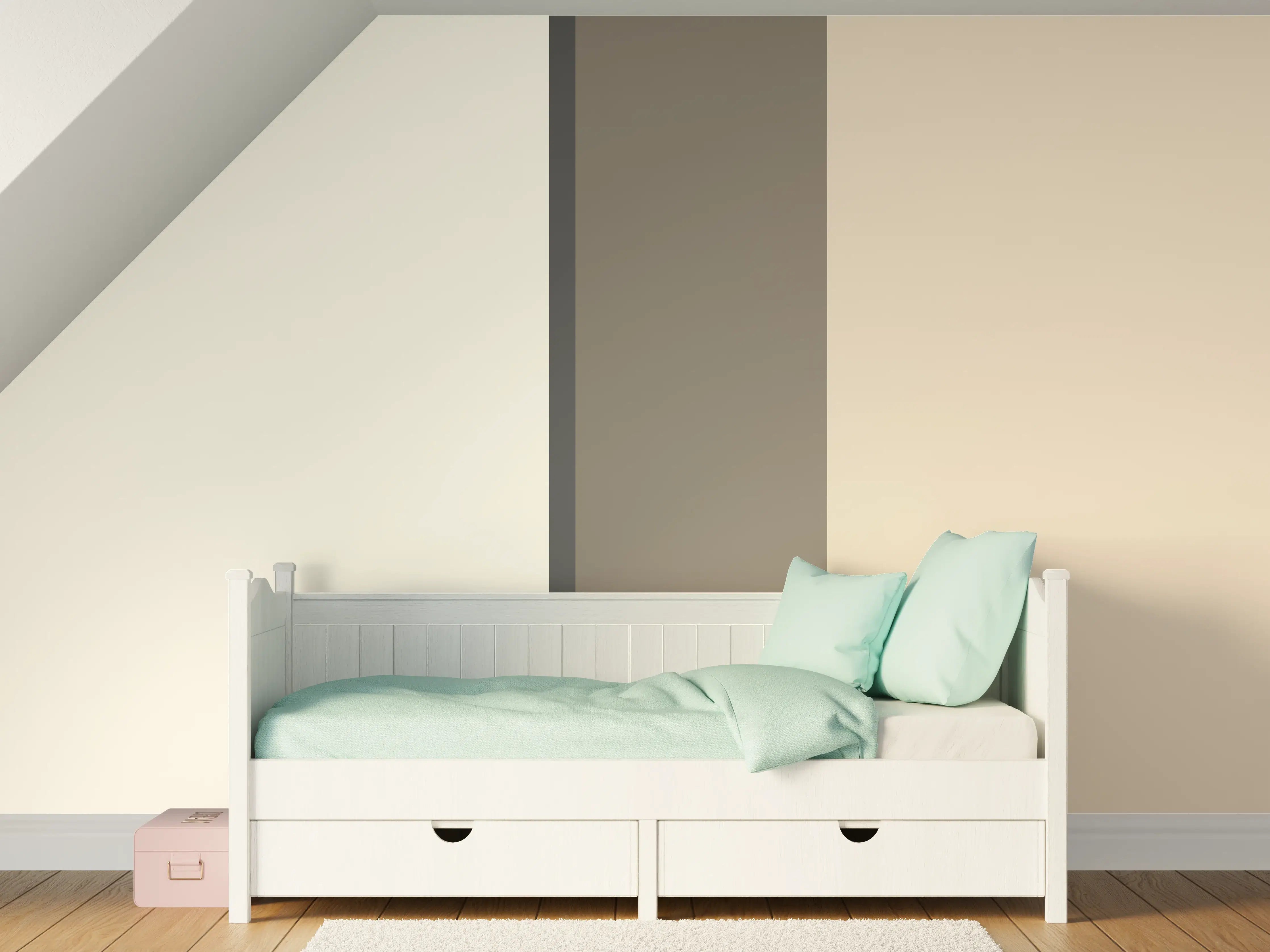 Kinderzimmer Wandgestaltung - The Nudes - Vertikal - Toffee