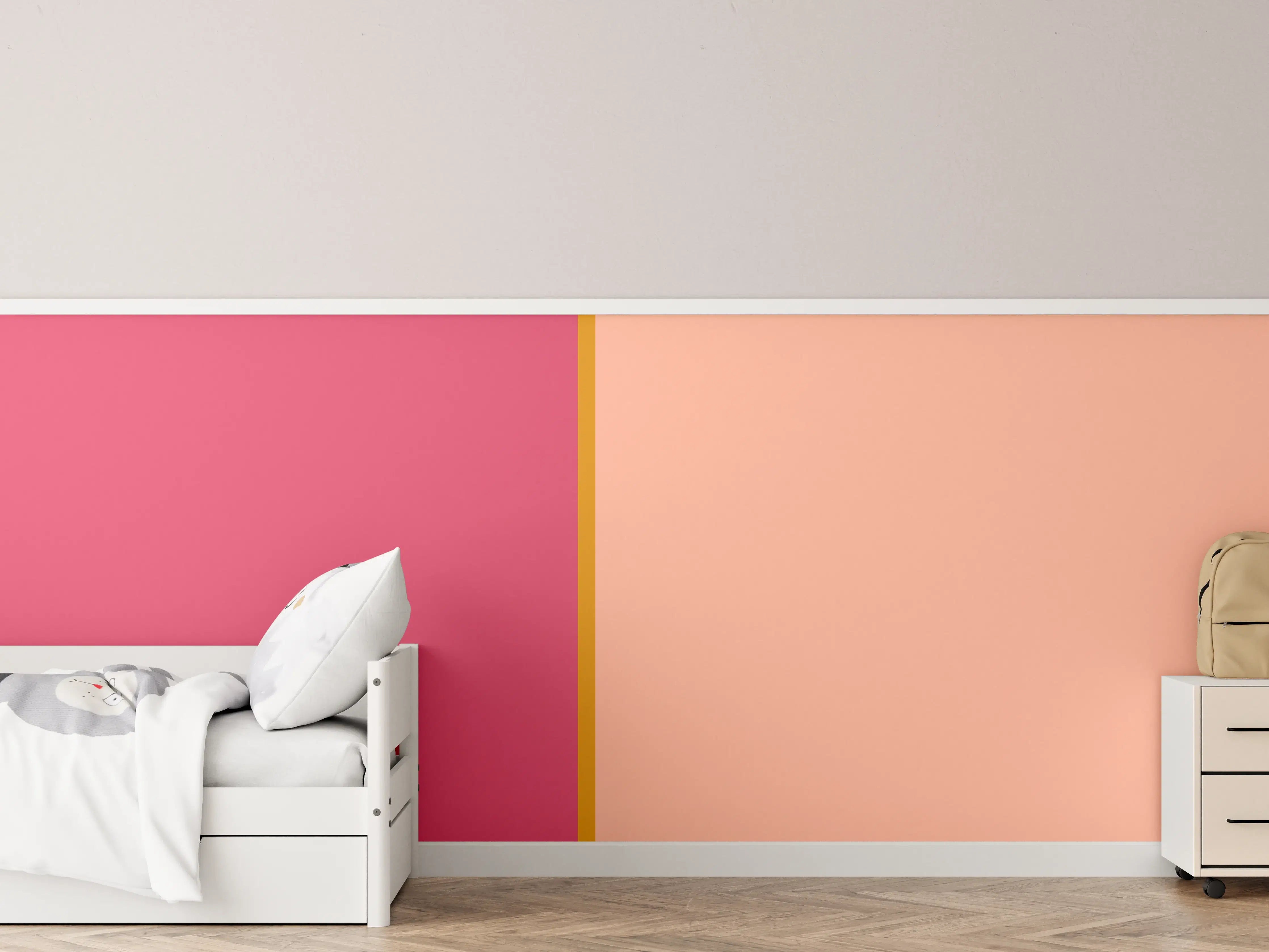 Kinderzimmer Wandgestaltung - The Oranges - Easy Vertical - Cotton Candy