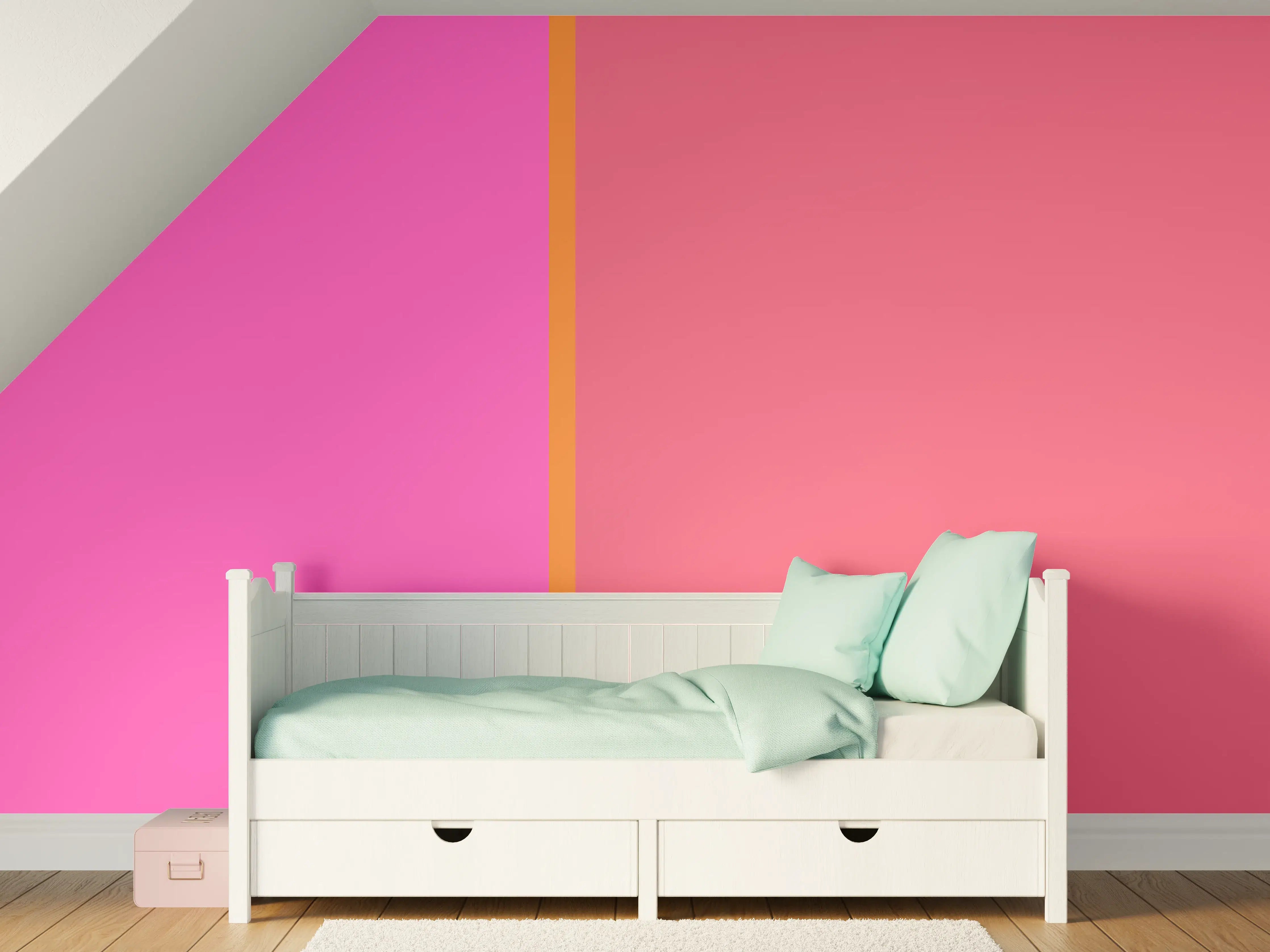 Kinderzimmer Wandgestaltung - The Oranges - Easy Vertical - Fuchsia