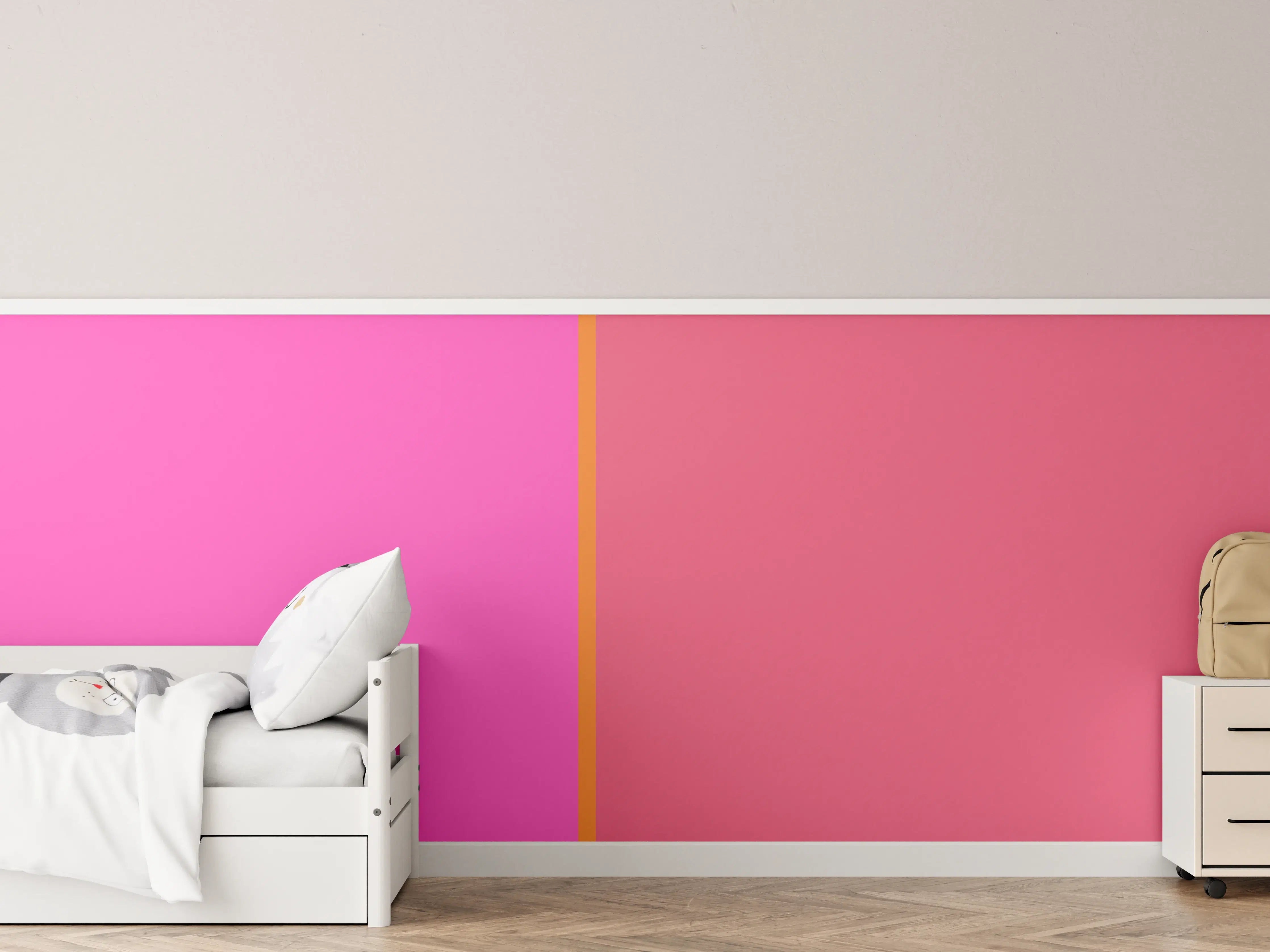 Kinderzimmer Wandgestaltung - The Oranges - Easy Vertical - Fuchsia