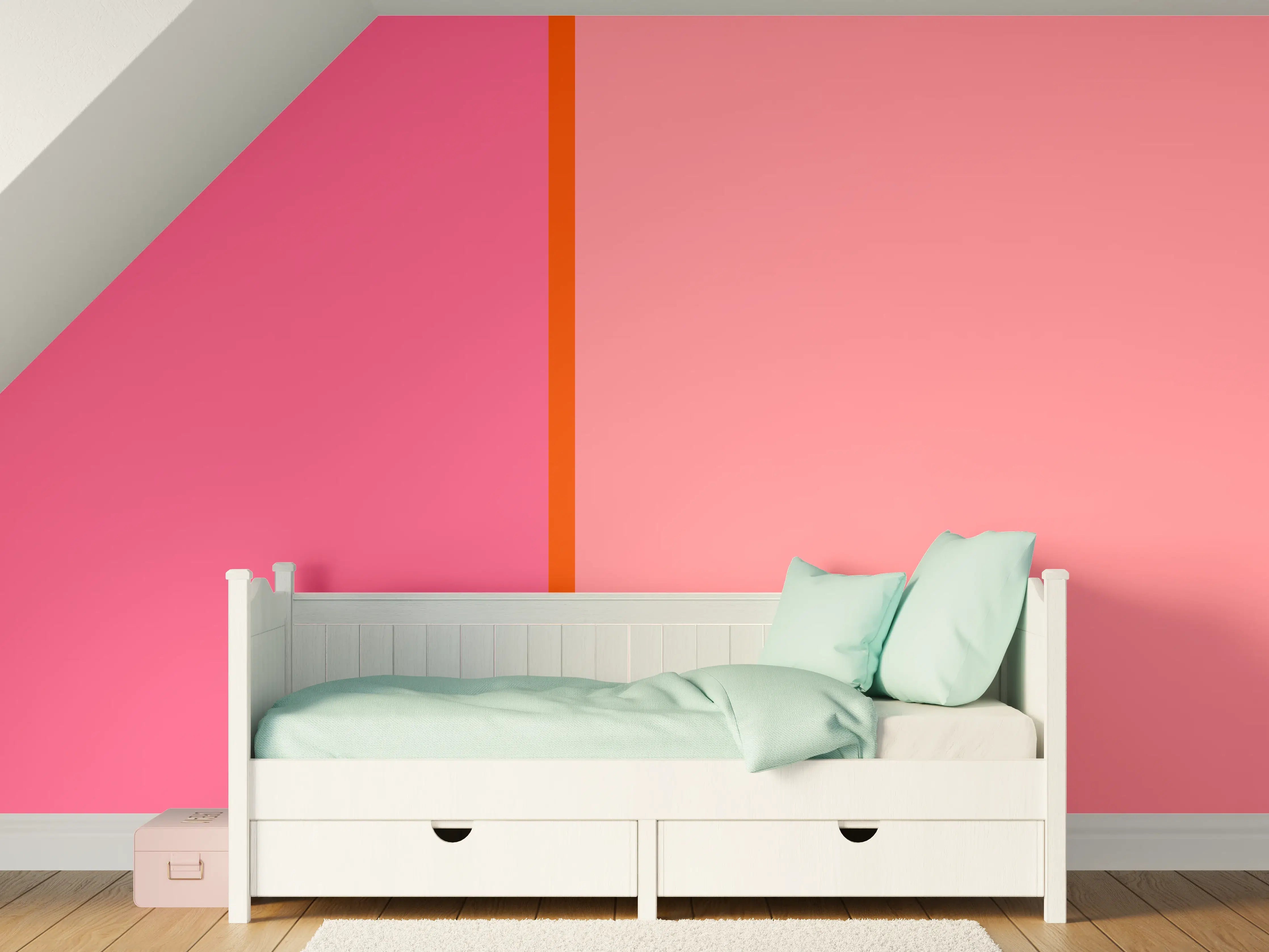 Kinderzimmer Wandgestaltung - The Oranges - Easy Vertical - Raspberry
