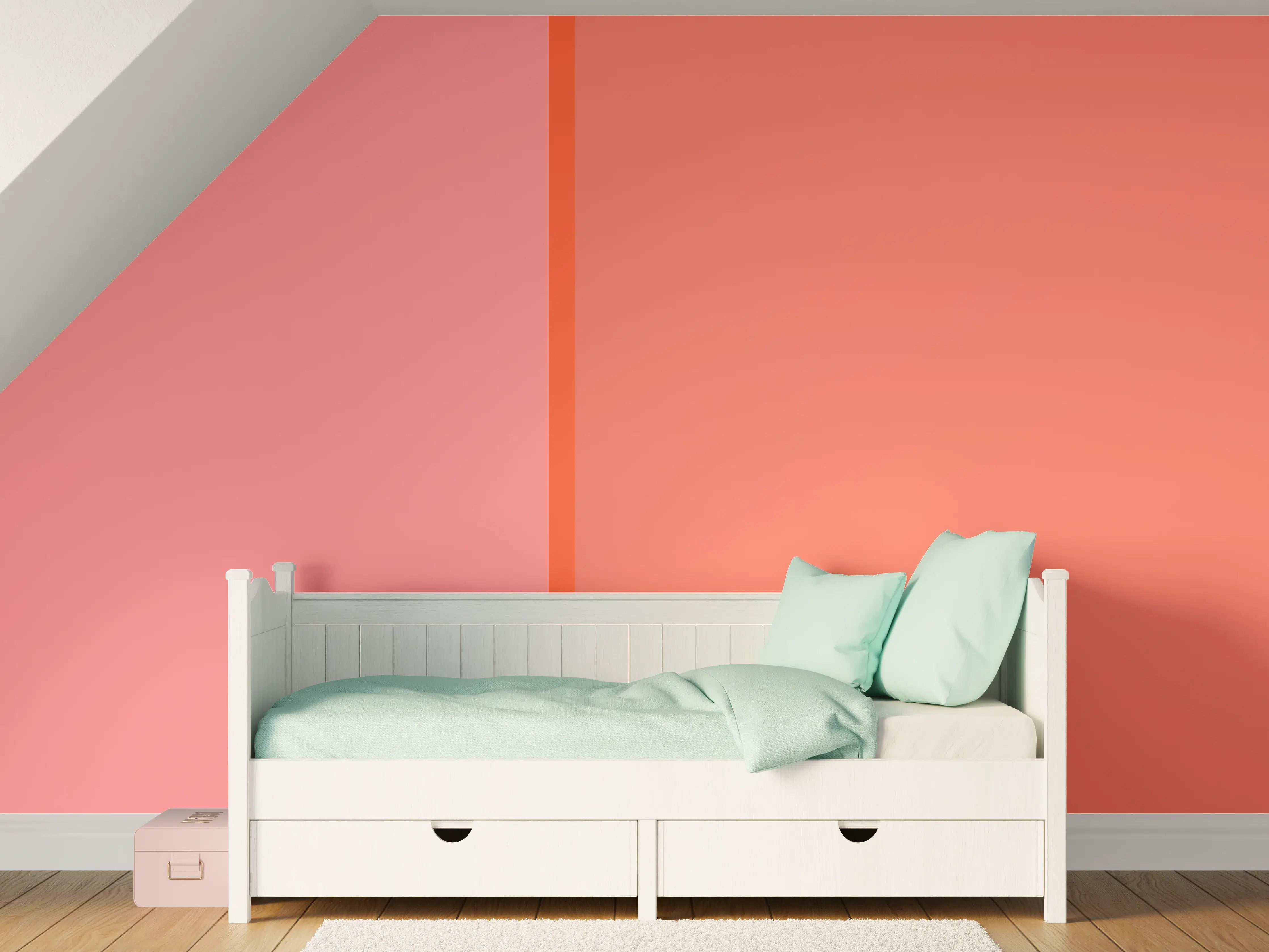 Kinderzimmer Wandgestaltung - The Oranges - Easy Vertical - Salmon