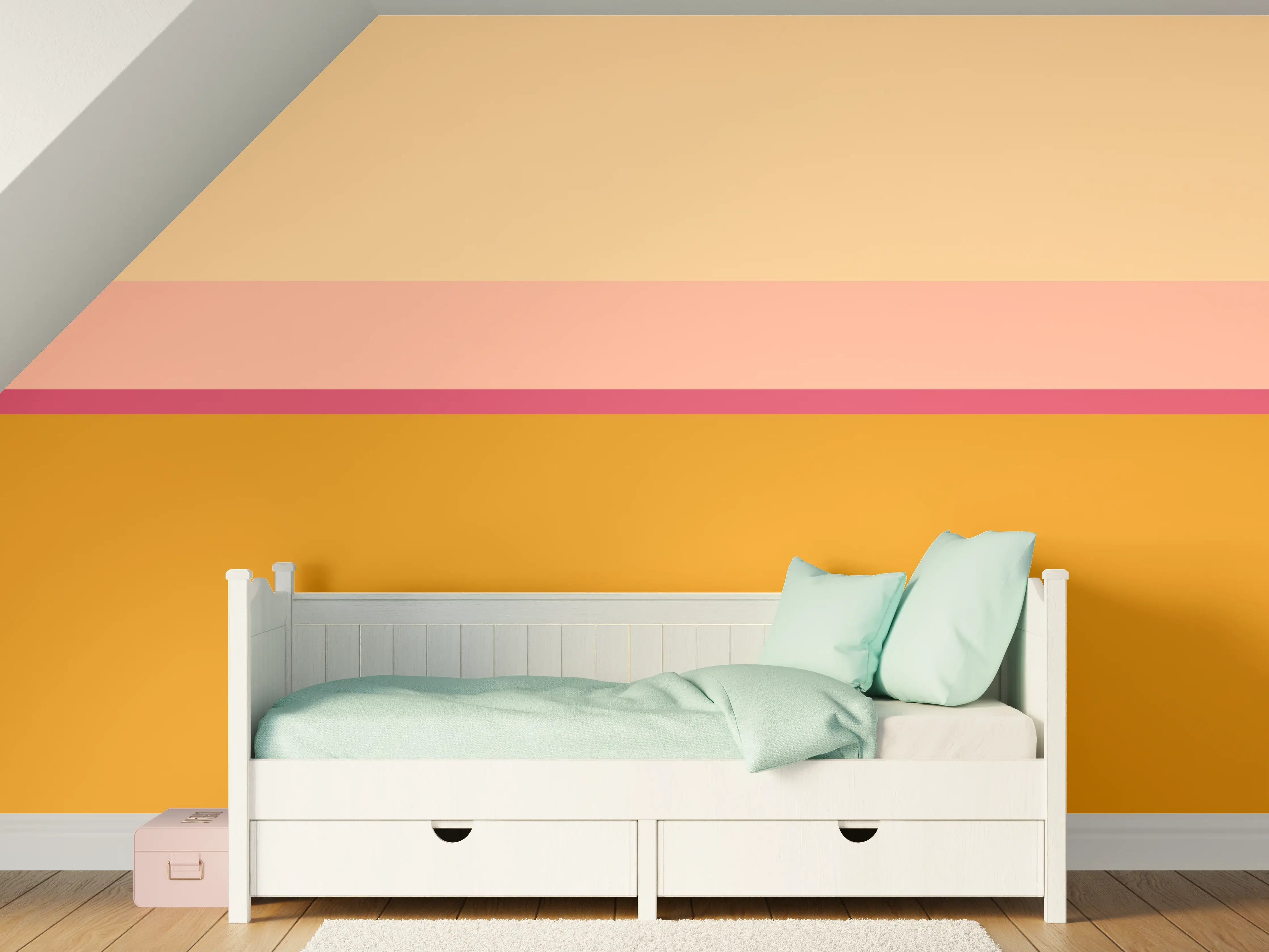 Kinderzimmer Wandgestaltung - The Oranges - Horizontal - Cotton Candy