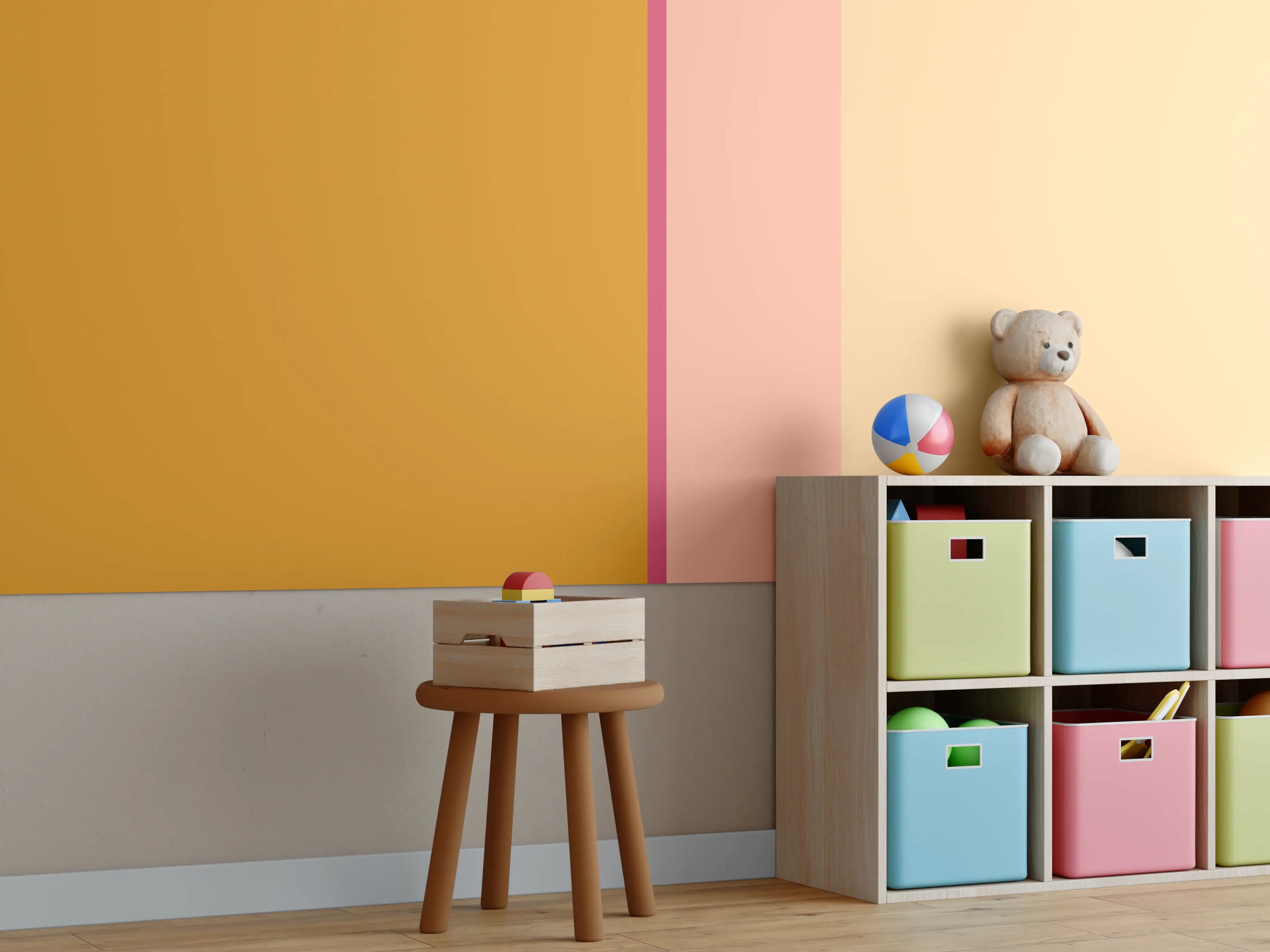 Kinderzimmer Wandgestaltung - The Oranges - Vertical - Cotton Candy