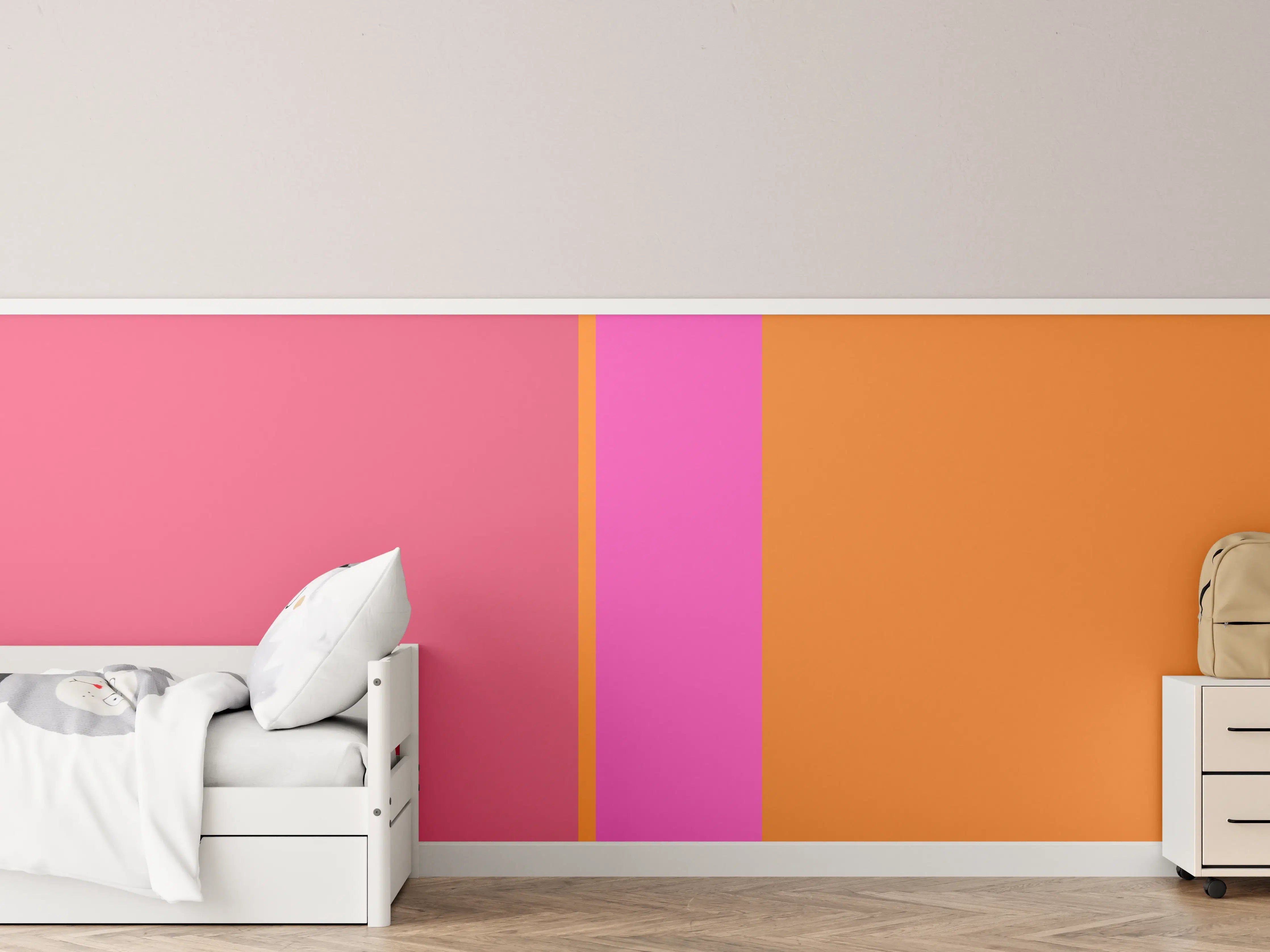 Kinderzimmer Wandgestaltung - The Oranges - Vertical - Fuchsia