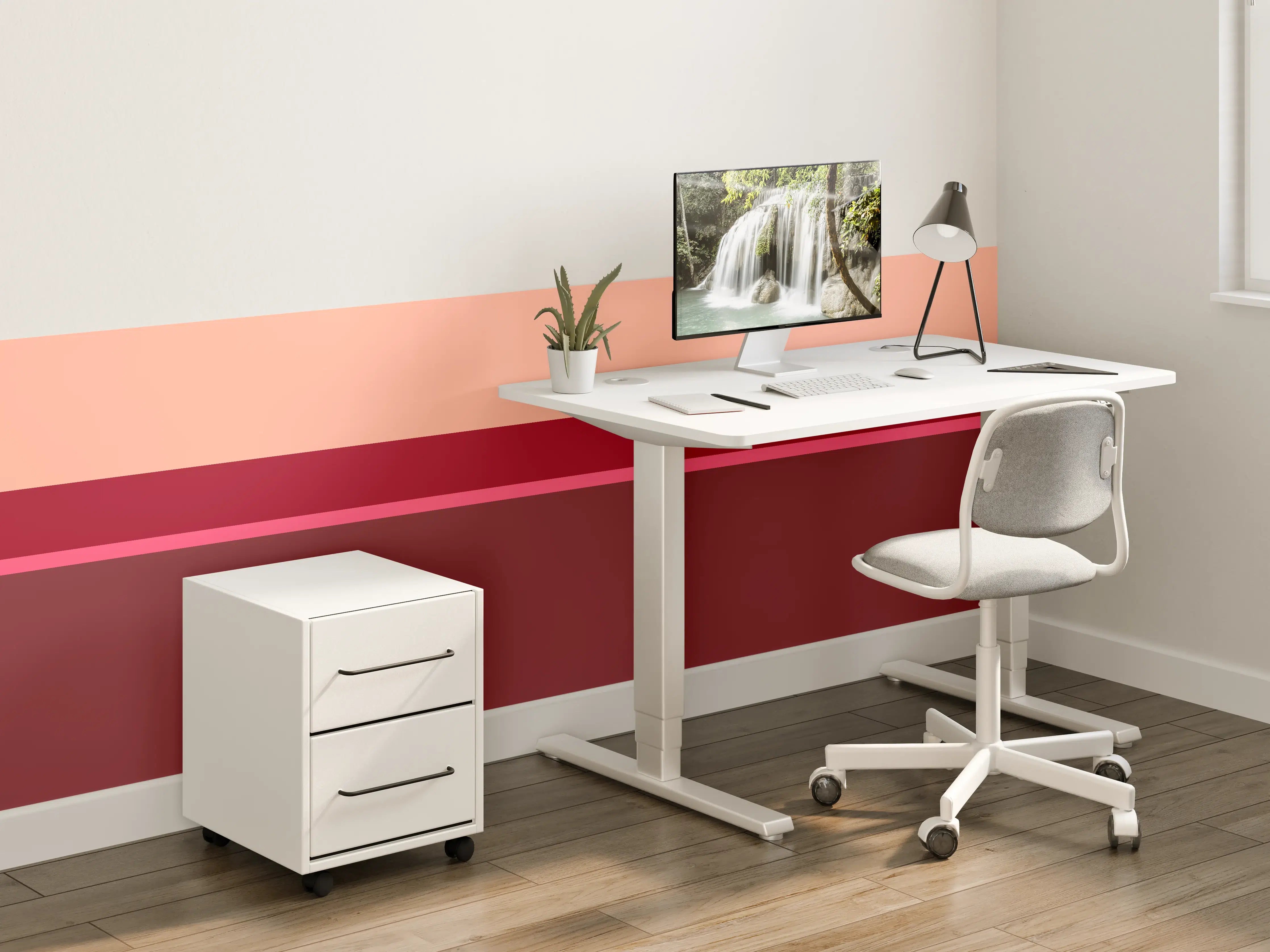 Kinderzimmer Wandgestaltung - The Reds - Horizontal - Cherry